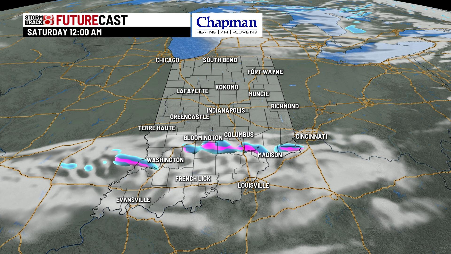Snow for Saturday, bitterly cold by Sunday - Indianapolis News ...