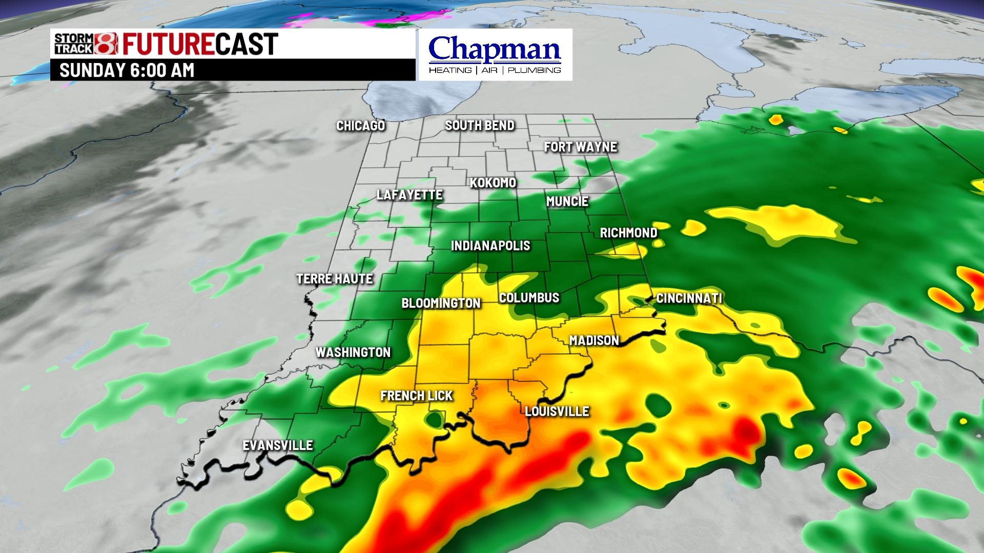 Mild weekend with rain chances ahead - Indianapolis News | Indiana ...