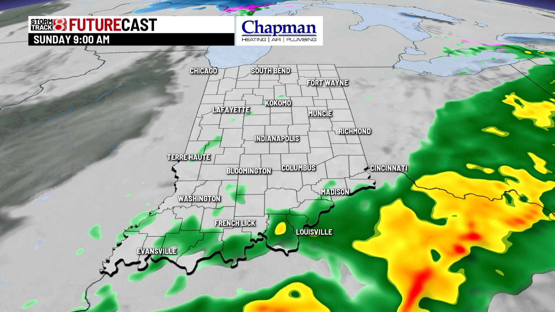 Mild weekend with rain chances ahead - Indianapolis News | Indiana ...