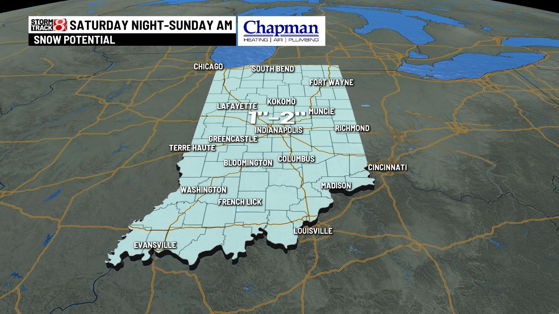 Snow for Saturday, bitterly cold by Sunday - Indianapolis News ...