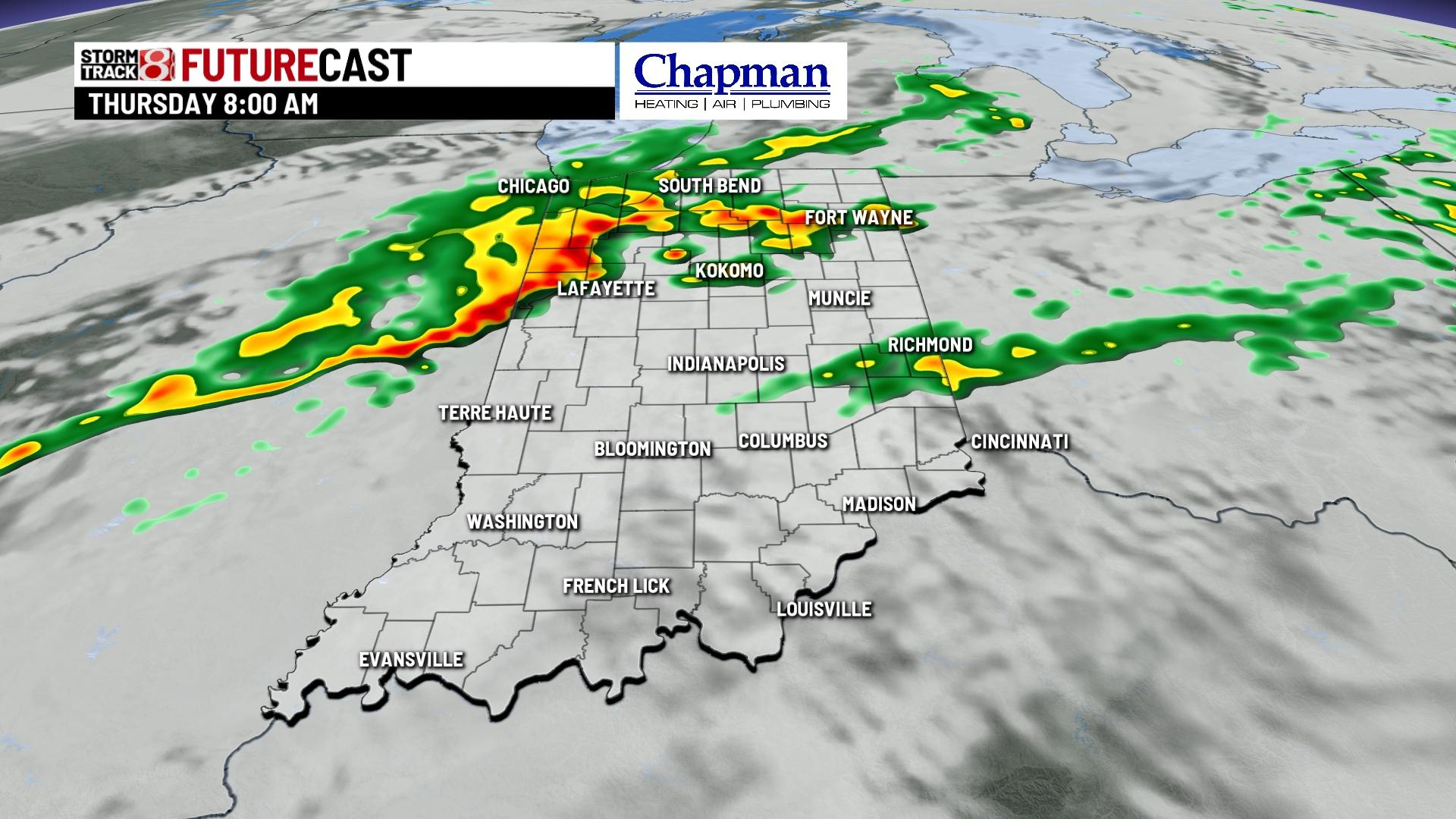 One more dry day before rain returns - Indianapolis News | Indiana ...