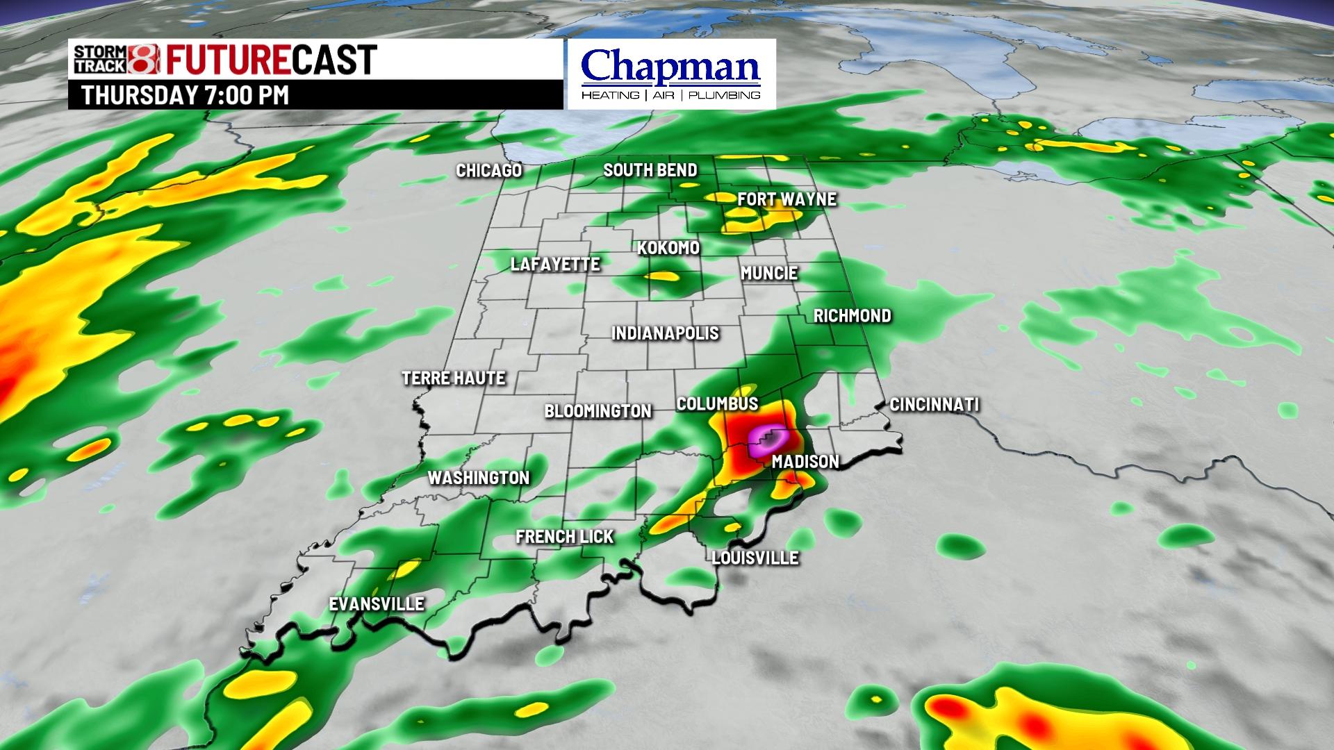 Tracking Thursday night's storms - Indianapolis News | Indiana Weather ...