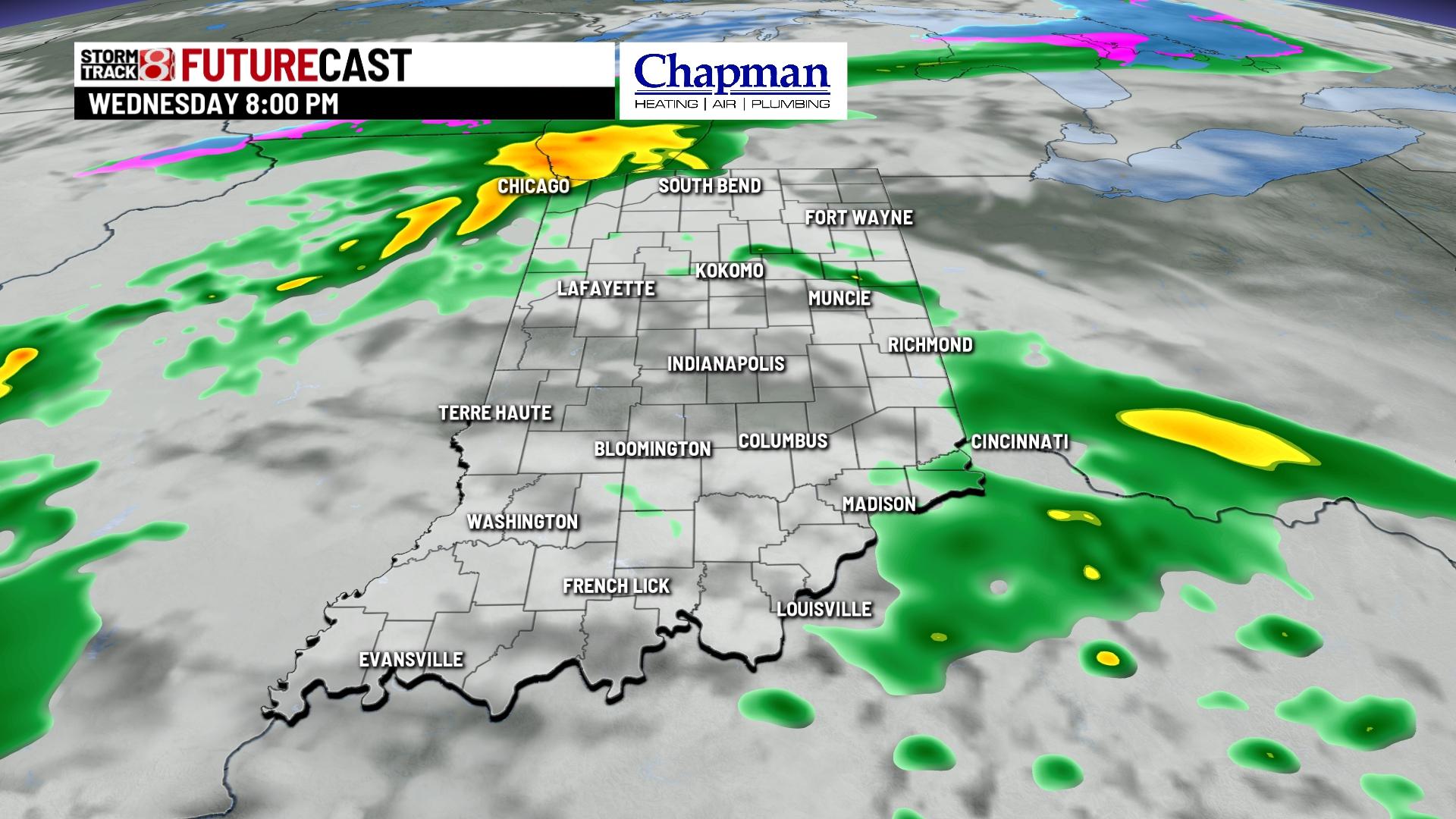 Wet and windy Thursday - Indianapolis News | Indiana Weather | Indiana ...