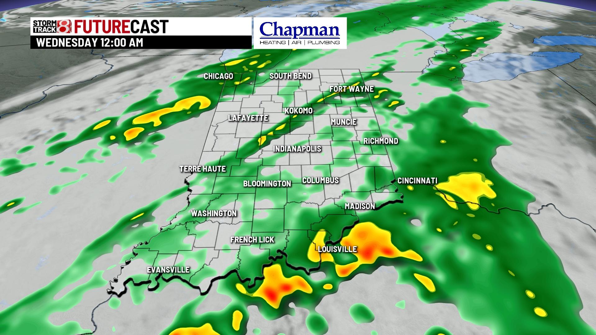 Much warmer Tuesday before rain moves in - Indianapolis News | Indiana ...