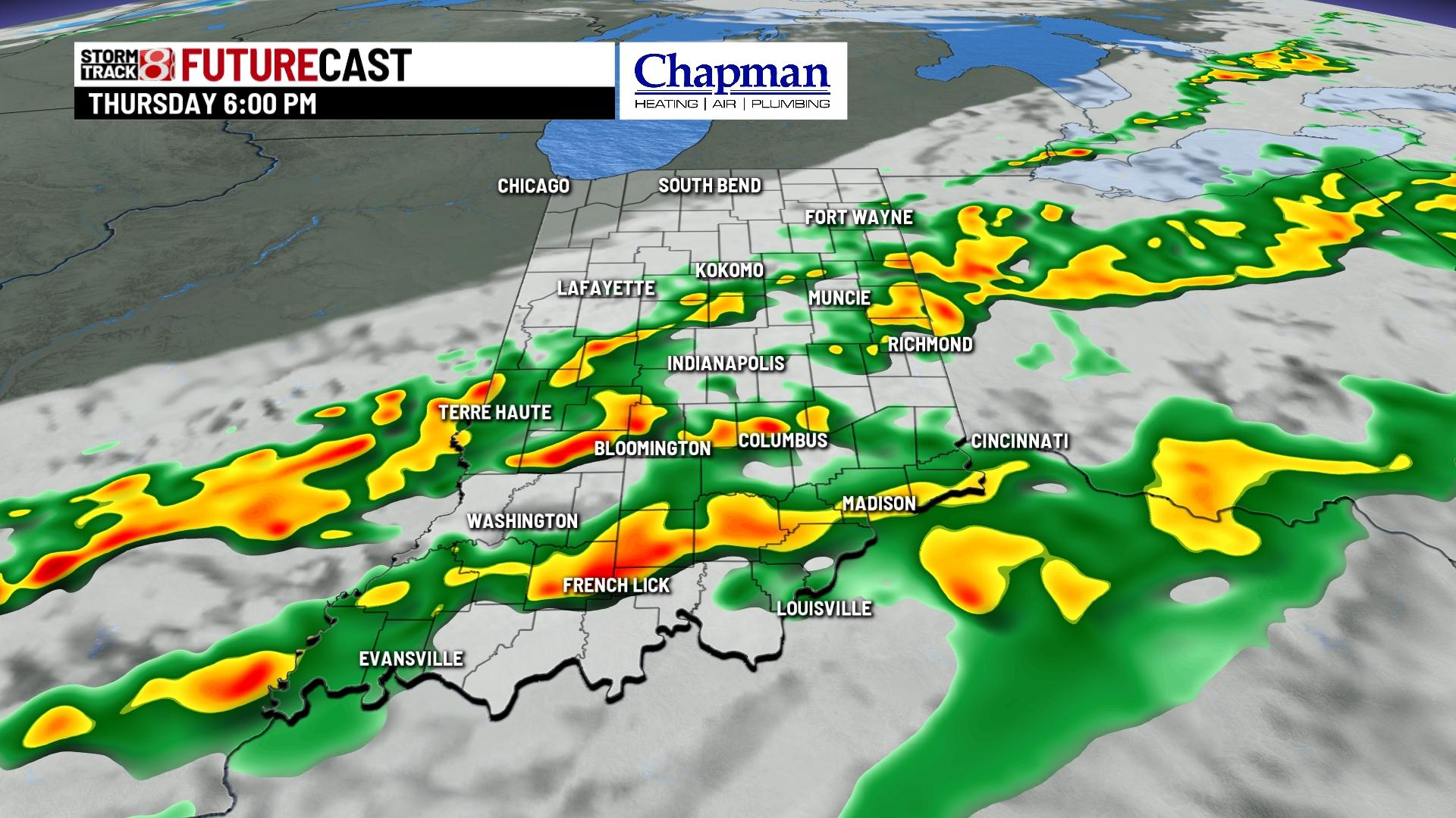 One more dry day before rain returns - Indianapolis News | Indiana ...