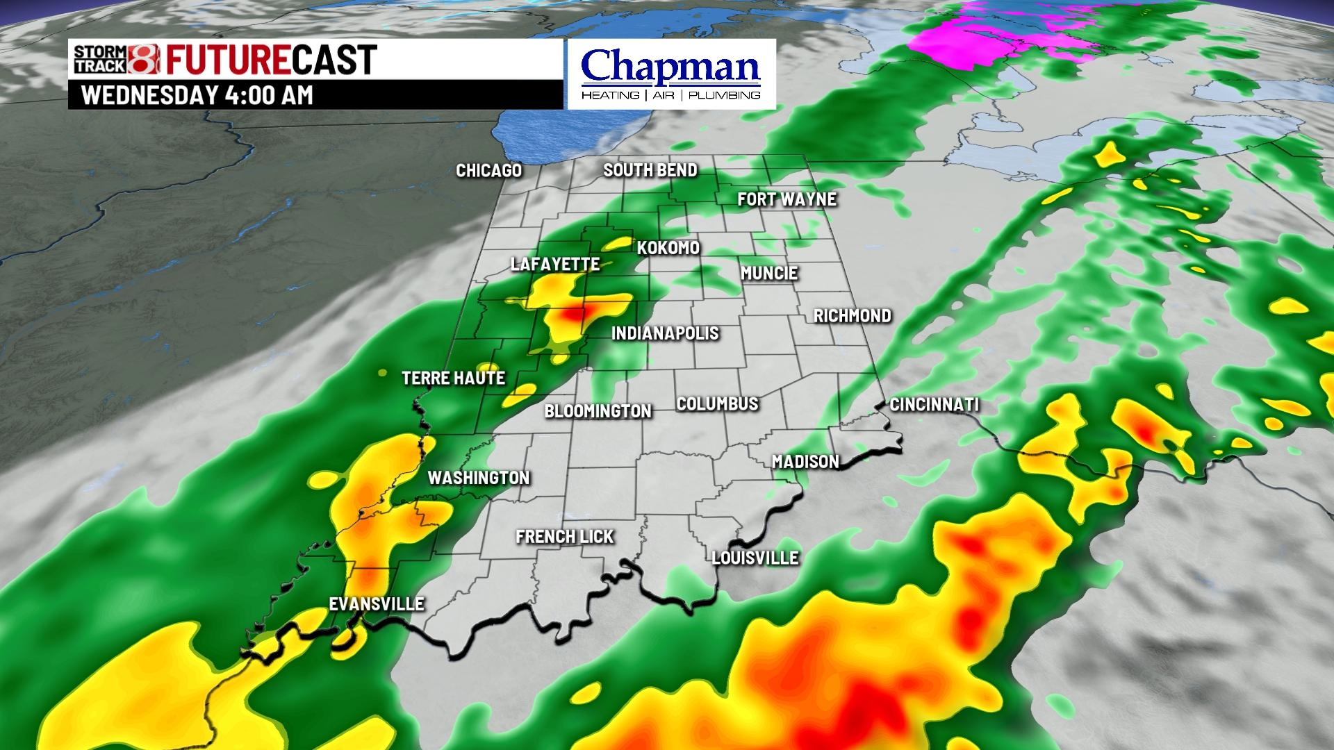 Much warmer Tuesday before rain moves in - Indianapolis News | Indiana ...