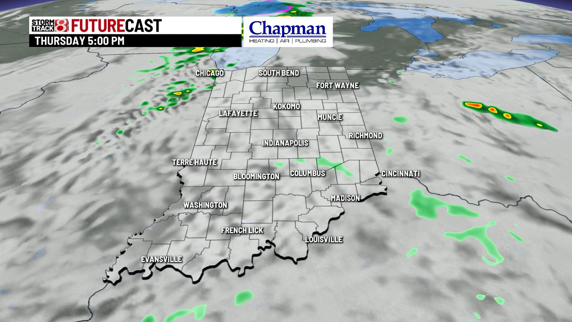 Windy and warm Wednesday - Indianapolis News | Indiana Weather ...