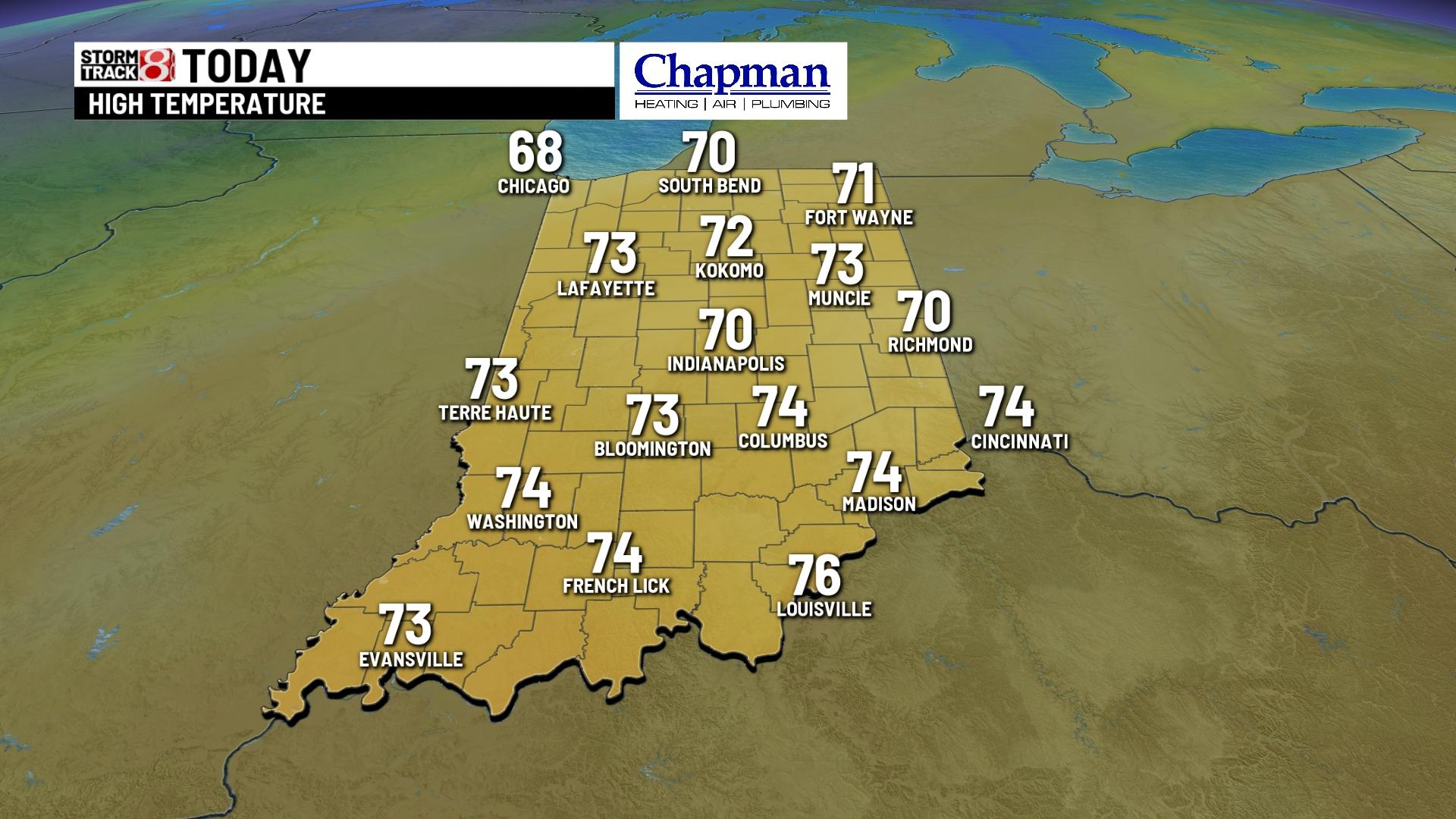 Breezy and warm day - Indianapolis News | Indiana Weather | Indiana ...