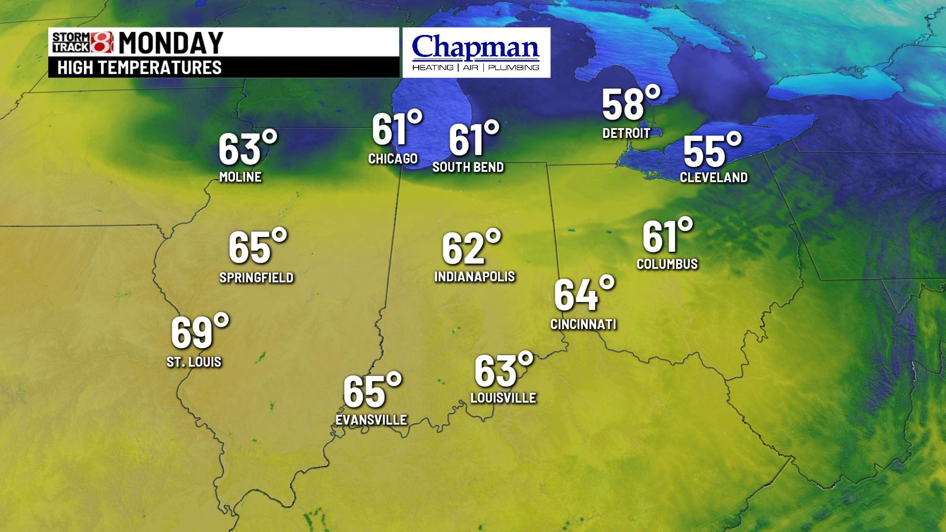 A sunny and slightly warmer Sunday - Indianapolis News | Indiana ...