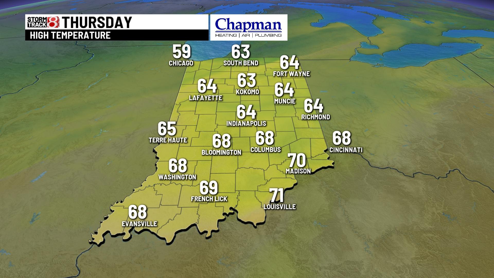 One more dry day before rain returns - Indianapolis News | Indiana ...