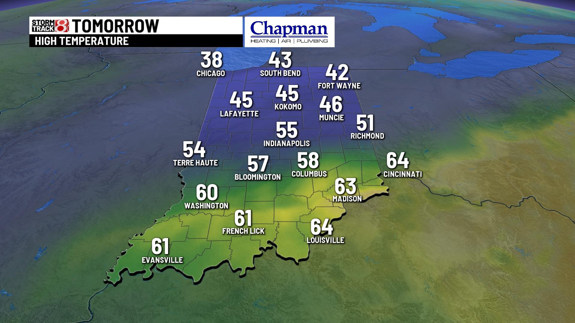 Wet and windy Thursday - Indianapolis News | Indiana Weather | Indiana ...