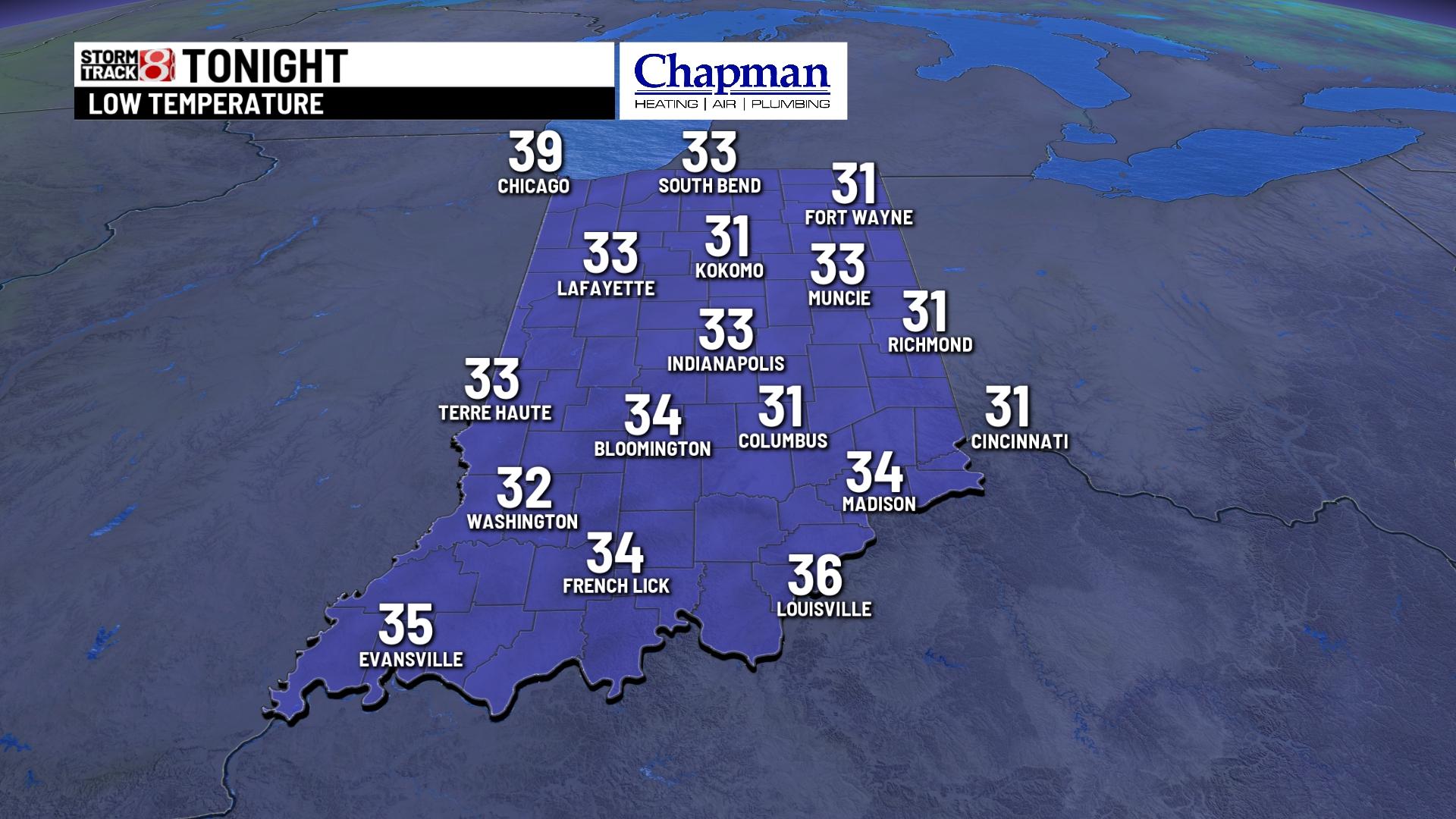 Sunny and warmer Sunday - Indianapolis News | Indiana Weather | Indiana ...