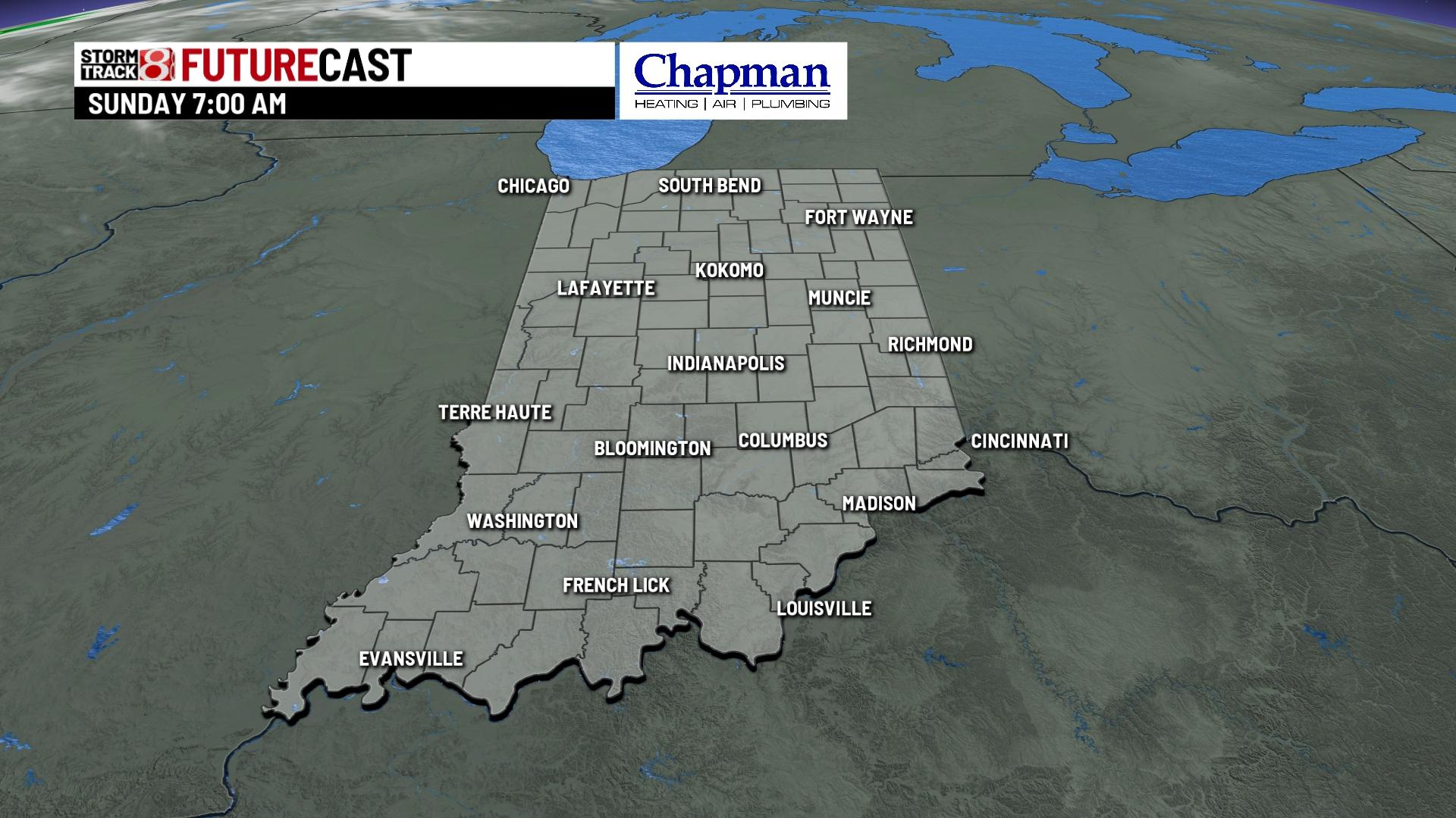 Sunny and warmer Sunday - Indianapolis News | Indiana Weather | Indiana ...