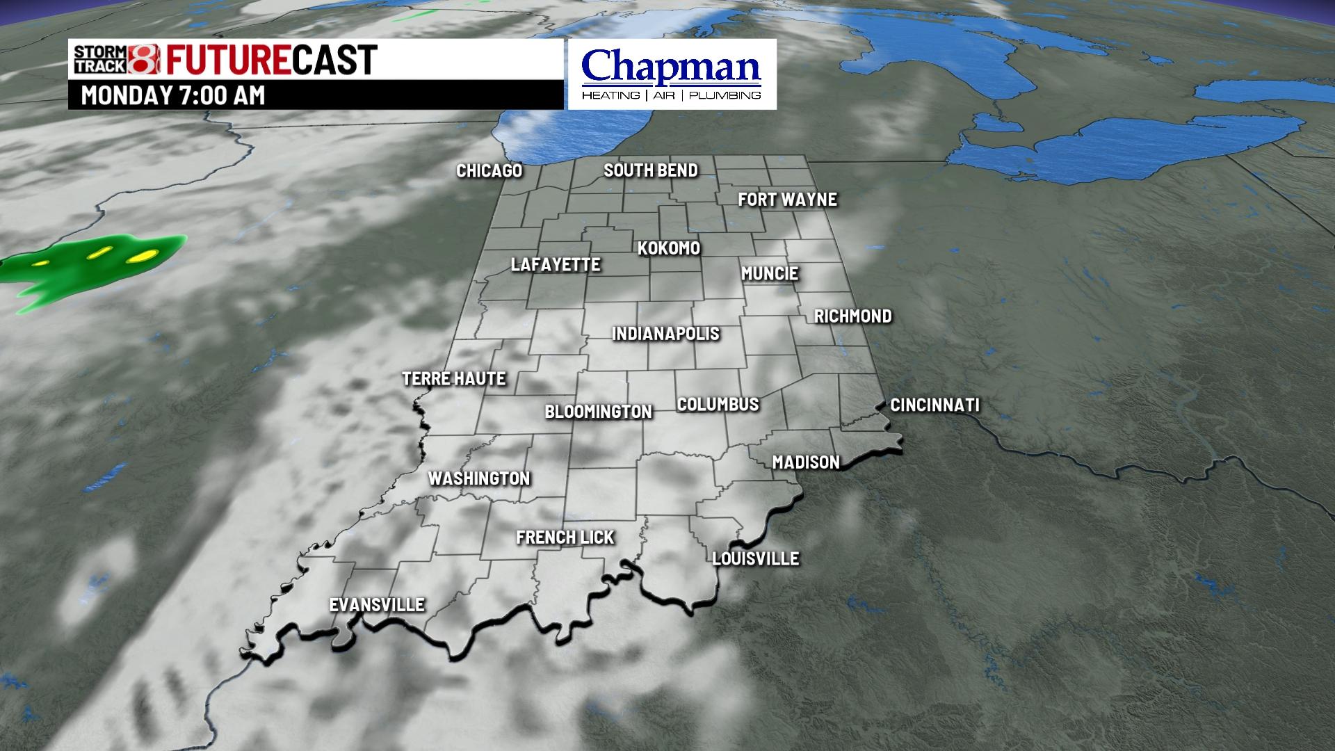 Several rain chances next week - Indianapolis News | Indiana Weather ...