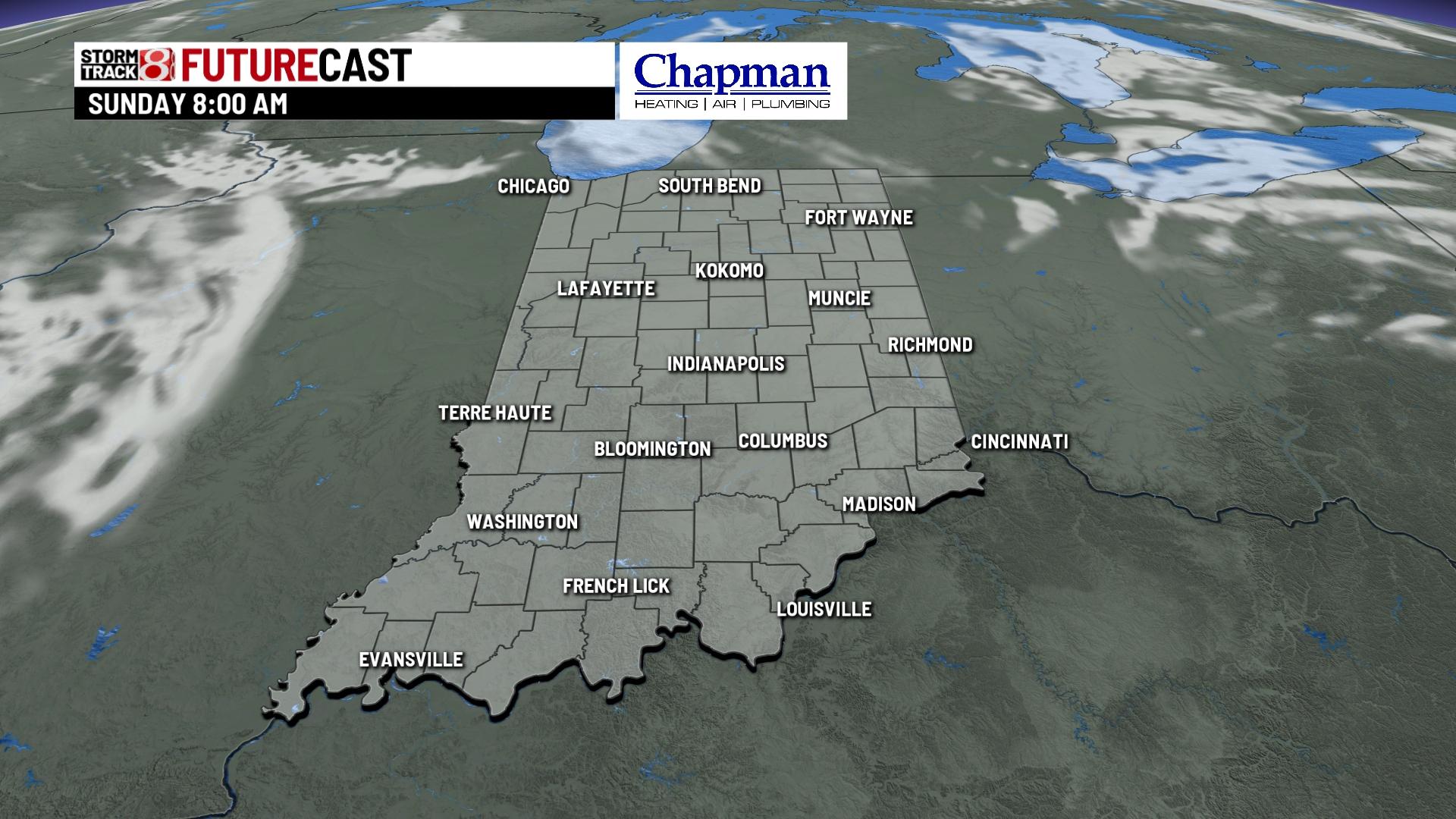 A sunny and slightly warmer Sunday - Indianapolis News | Indiana ...