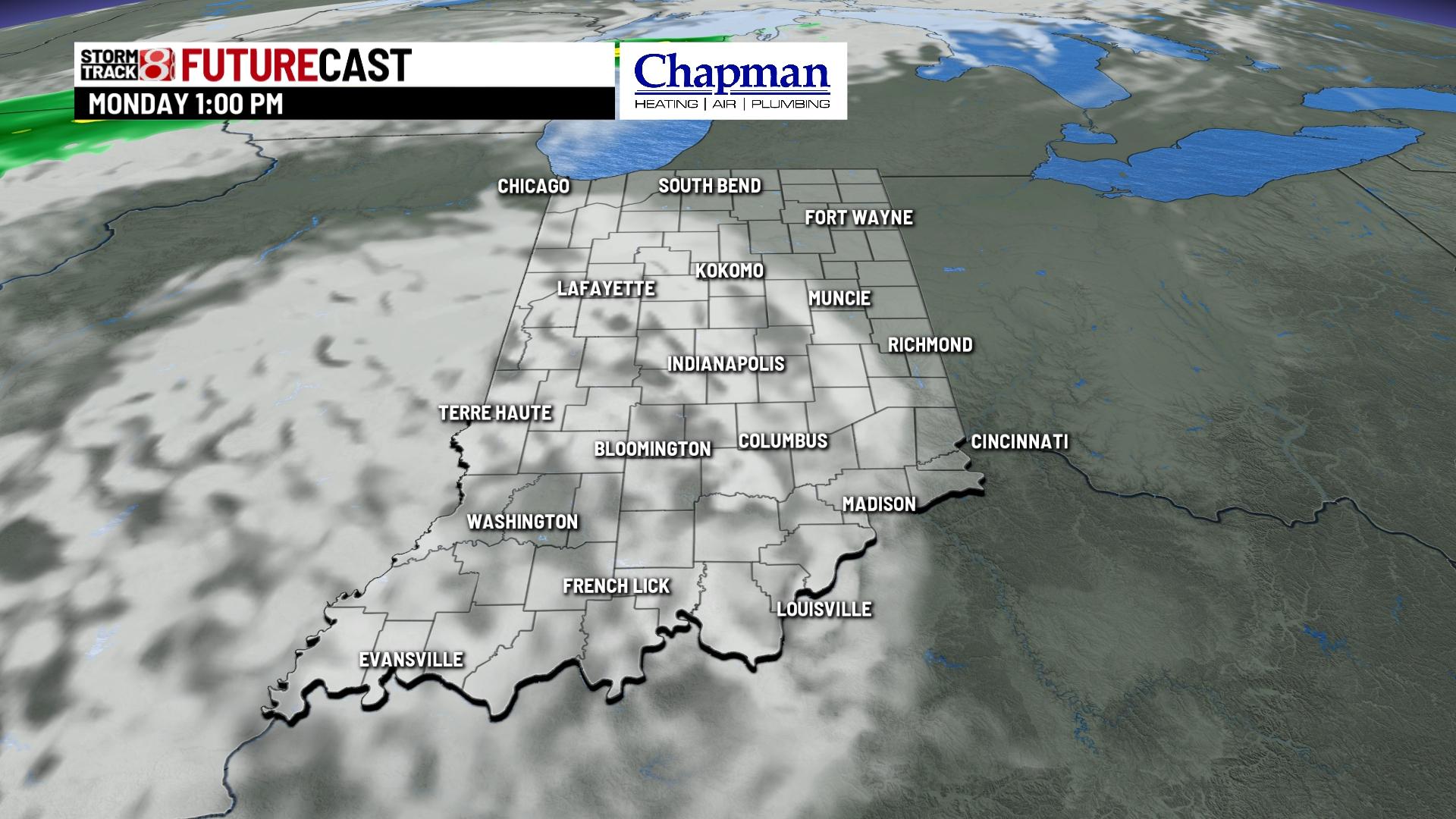 Sunny and warmer Sunday - Indianapolis News | Indiana Weather | Indiana ...