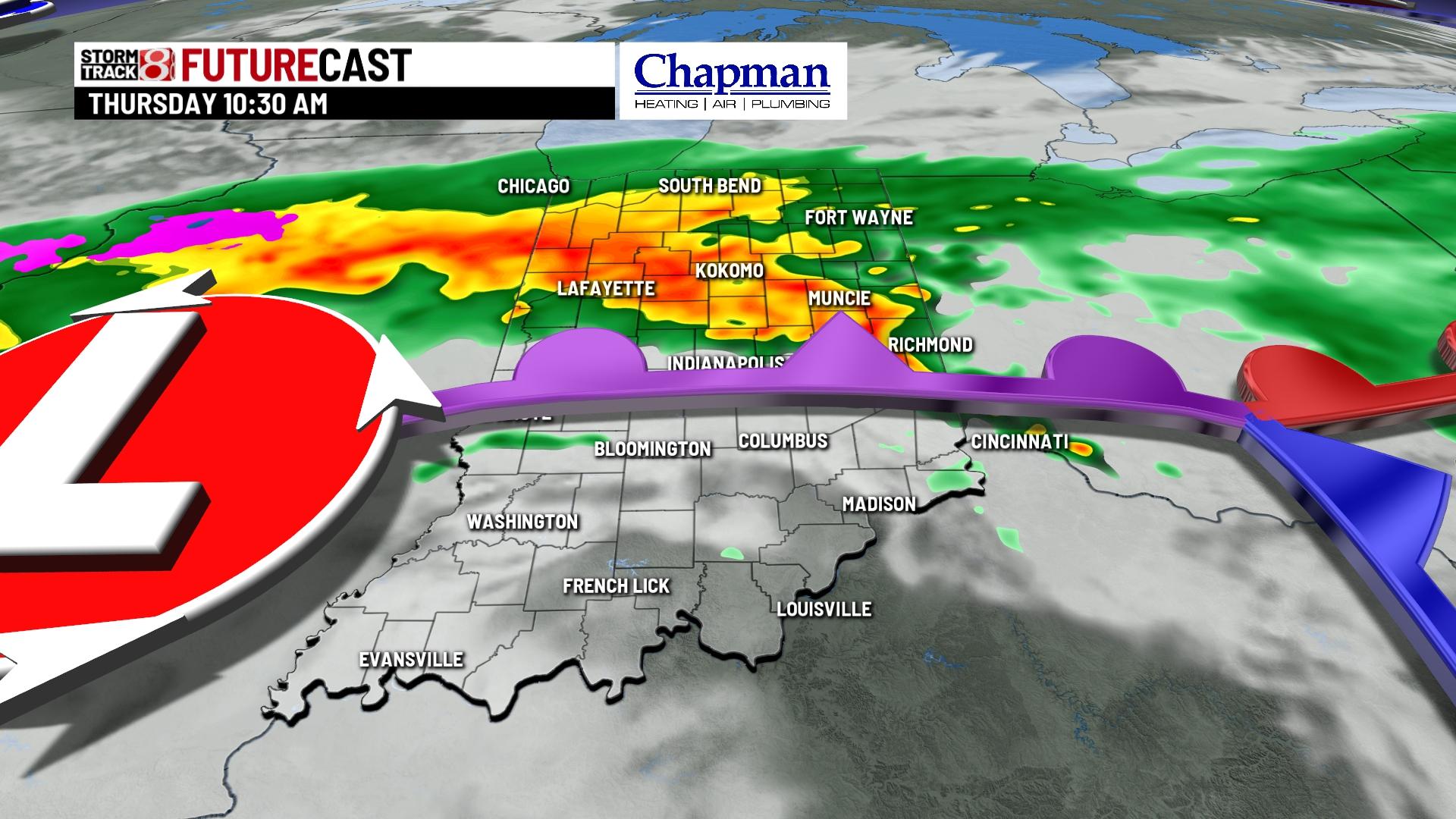 Rainy and windy day - Indianapolis News | Indiana Weather | Indiana ...
