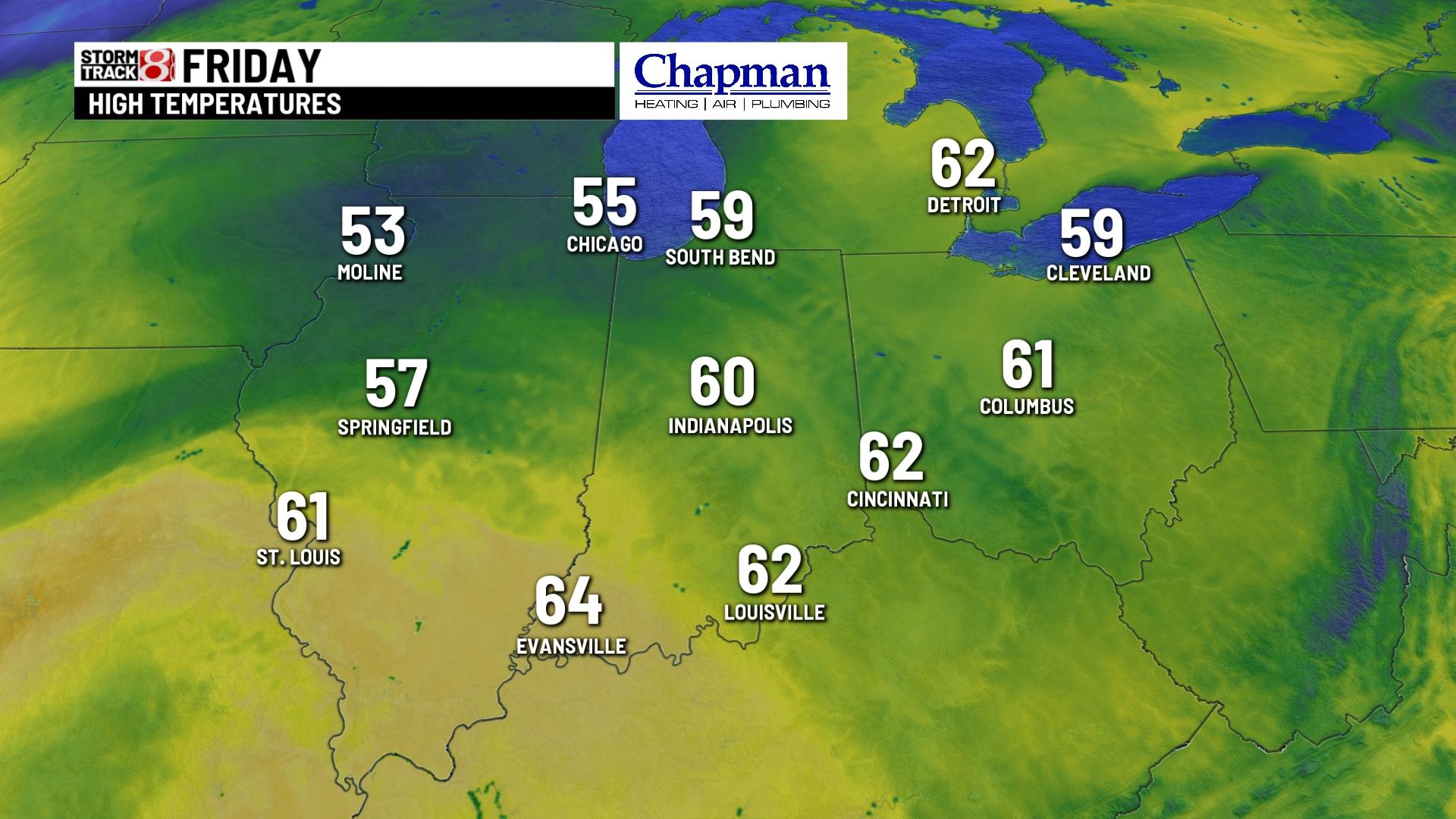 Warmer temperatures ahead - Indianapolis News | Indiana Weather ...