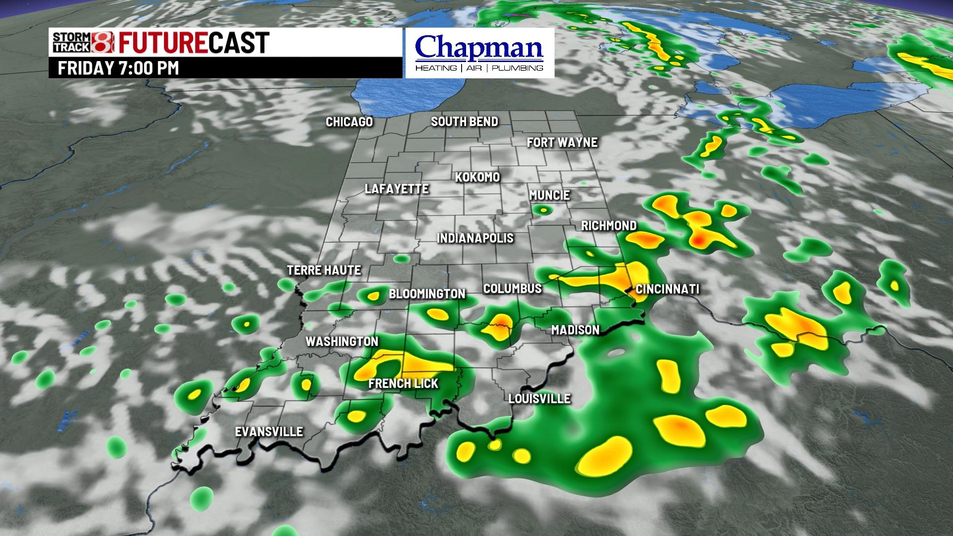 Rain and storm chances this weekend - Indianapolis News | Indiana ...