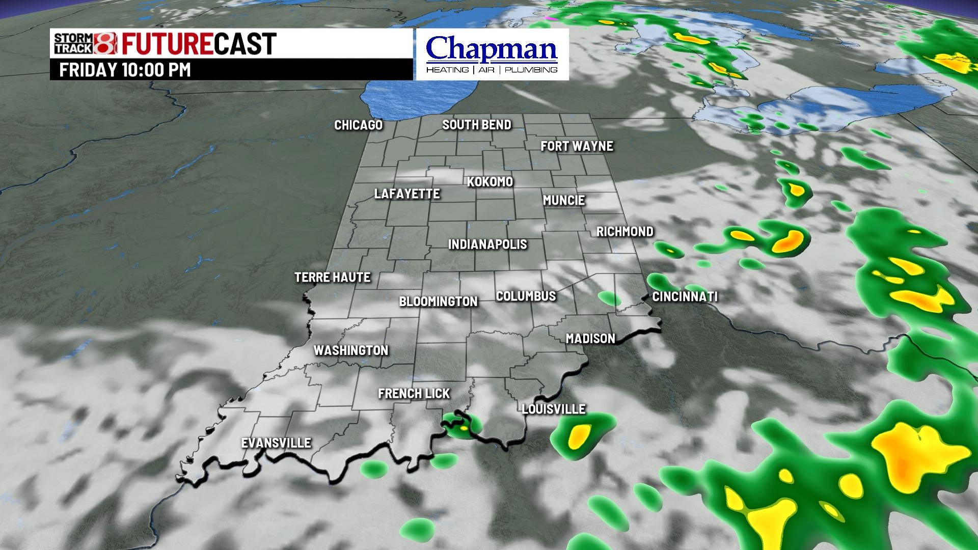 Rain and storm chances this weekend - Indianapolis News | Indiana ...