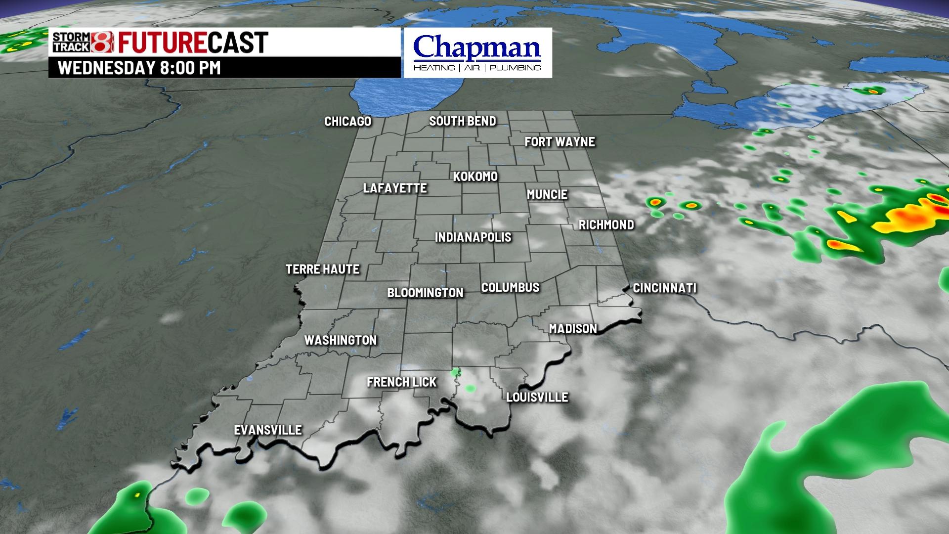 Tracking Wednesday's rain and storms - Indianapolis News | Indiana ...