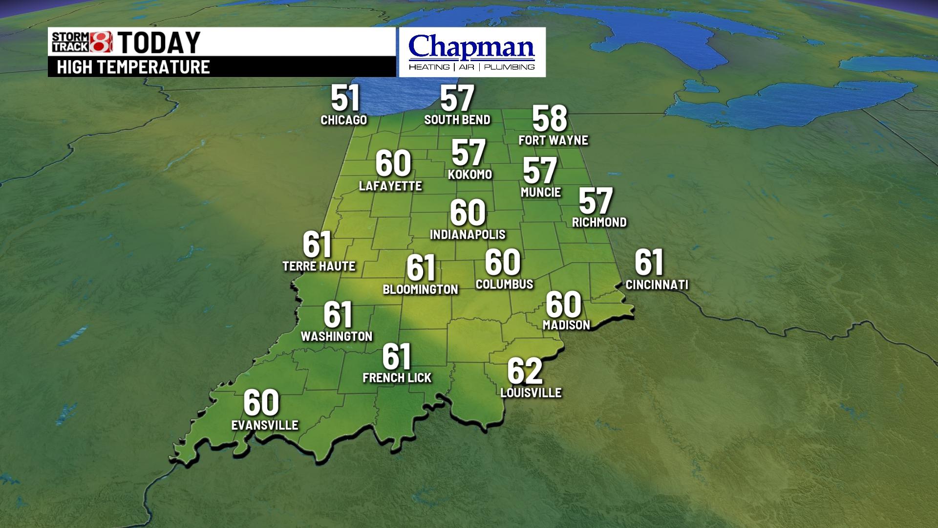 Sunny Saturday followed by soggy Sunday - Indianapolis News | Indiana ...