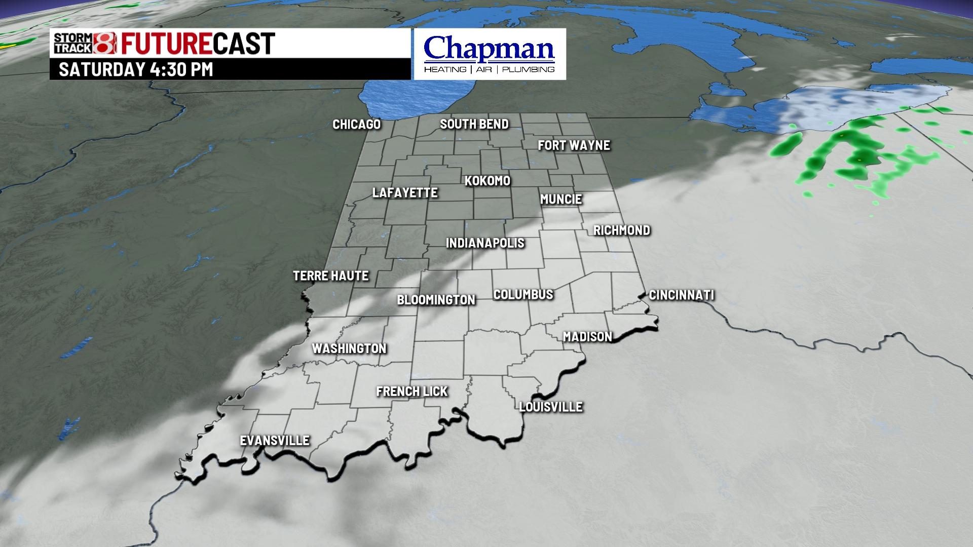 Cool and cloudy start to the weekend - Indianapolis News | Indiana ...