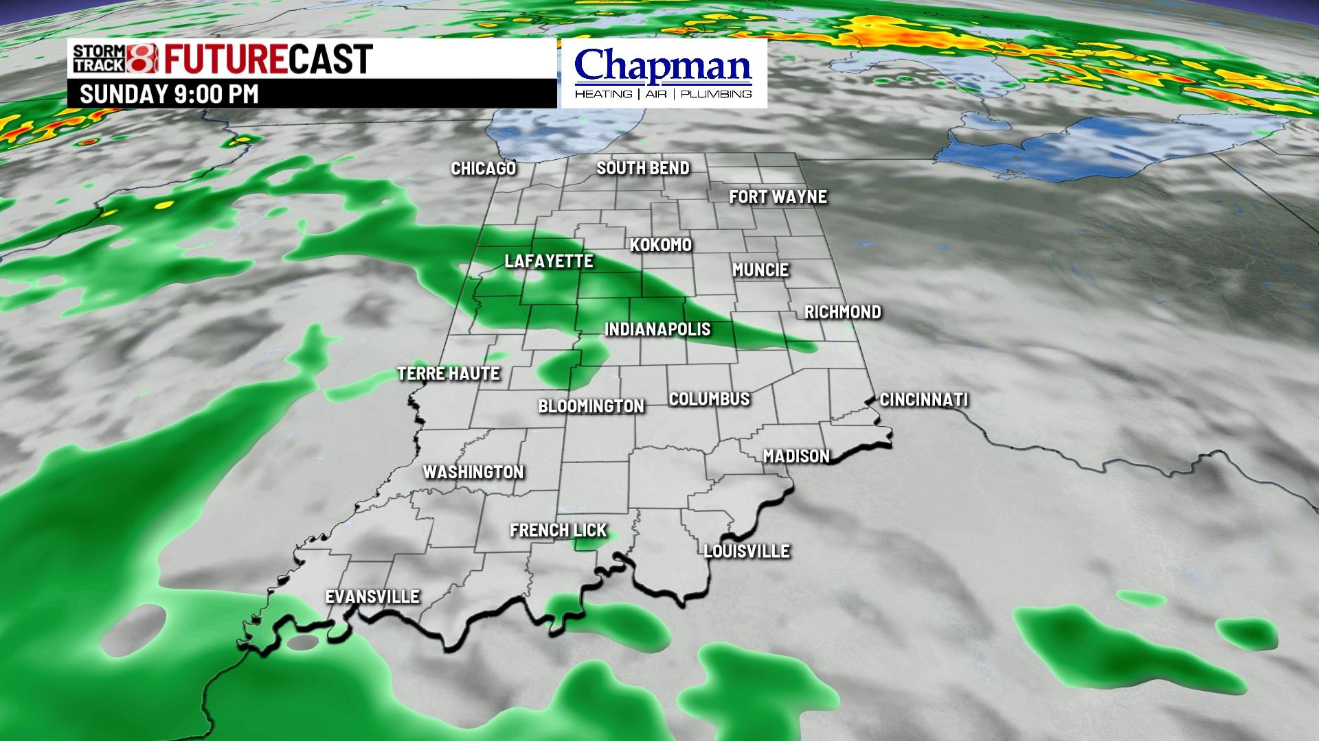 Sunny Saturday; warmer Sunday - Indianapolis News | Indiana Weather ...