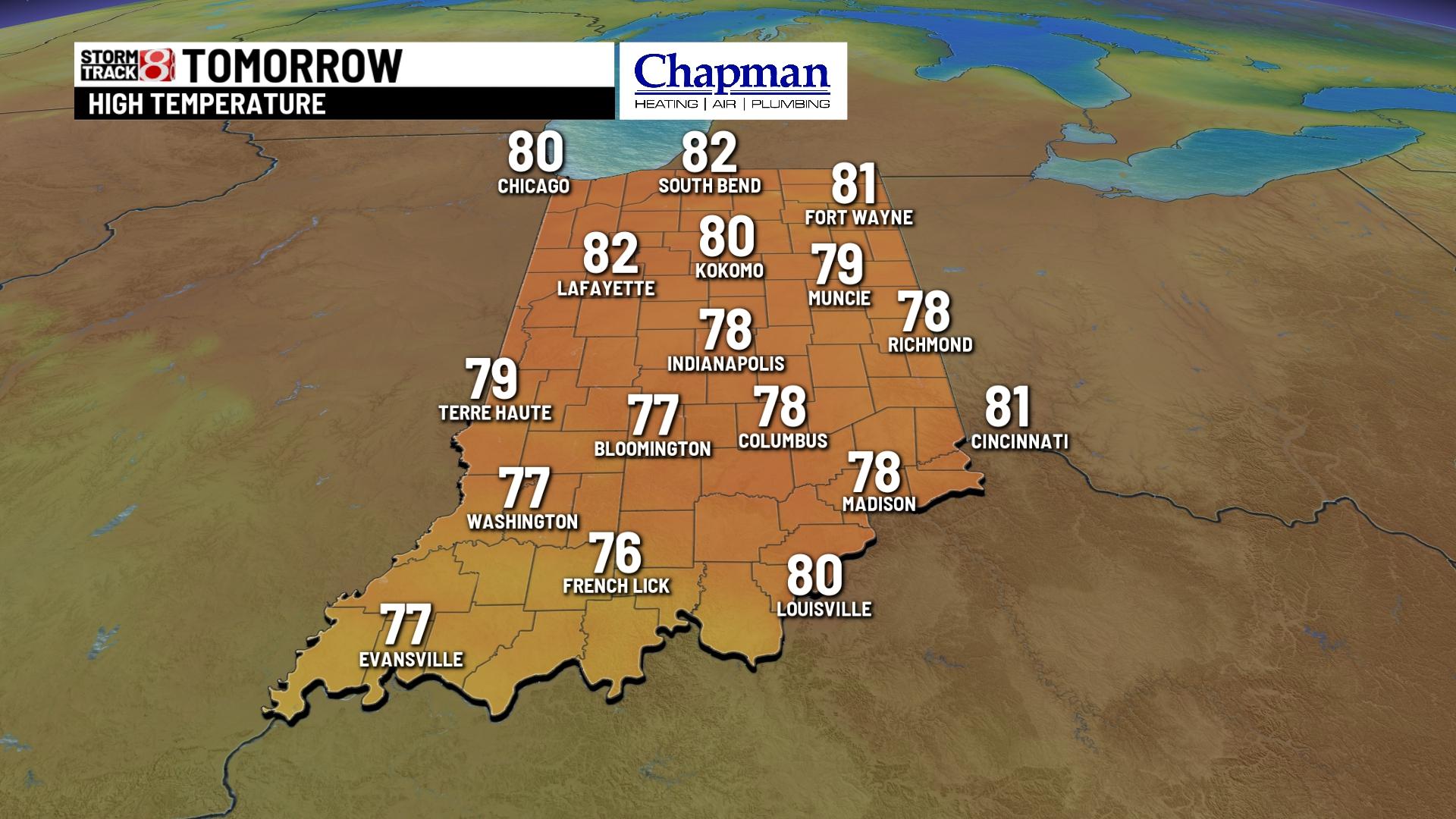 Sunny Saturday; warmer Sunday - Indianapolis News | Indiana Weather ...