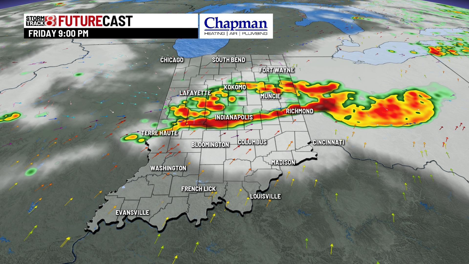 Heat, humidity and storms return! - Indianapolis News | Indiana Weather ...