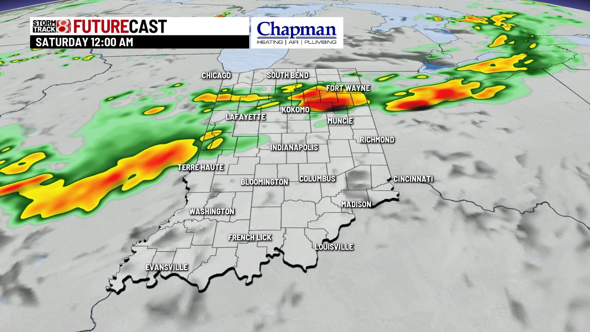 Hot and humid weekend with rain chances - Indianapolis News | Indiana ...