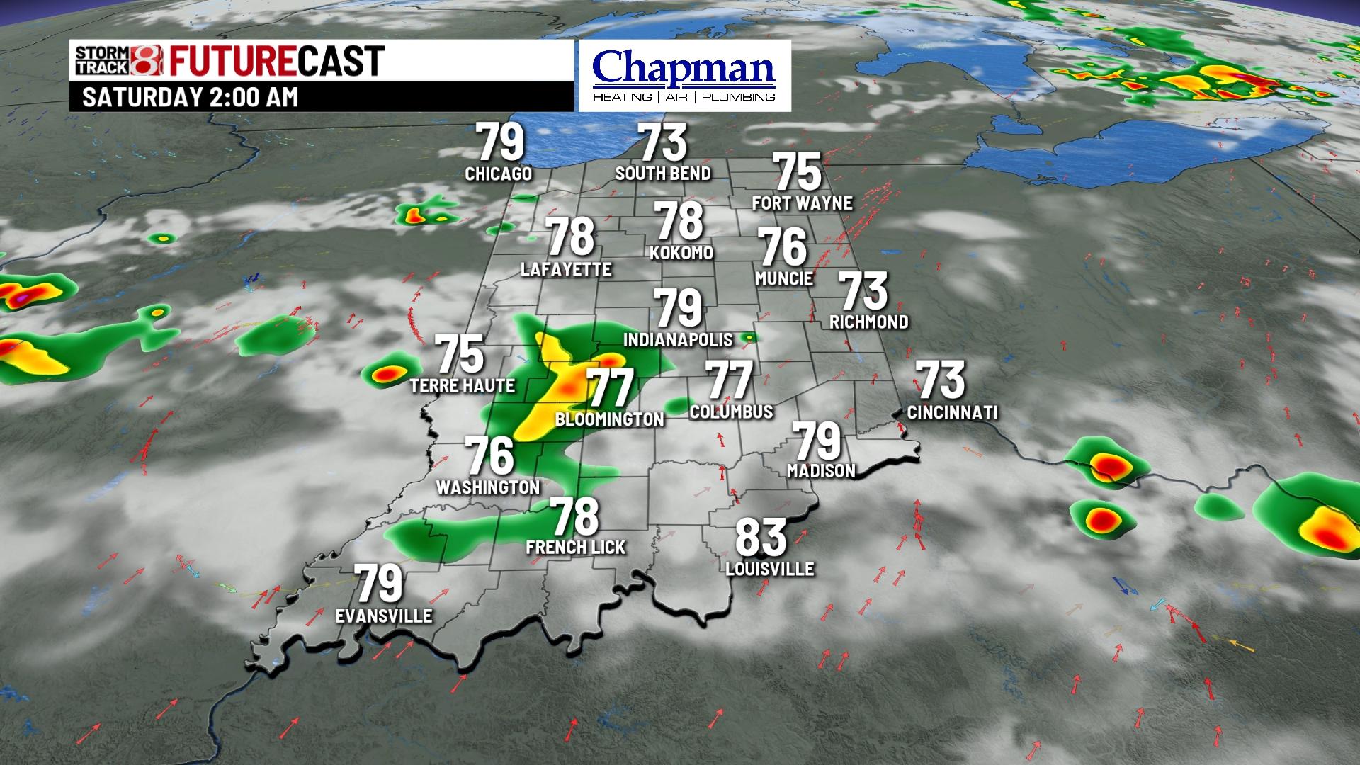 Storms return Friday - Indianapolis News | Indiana Weather | Indiana ...