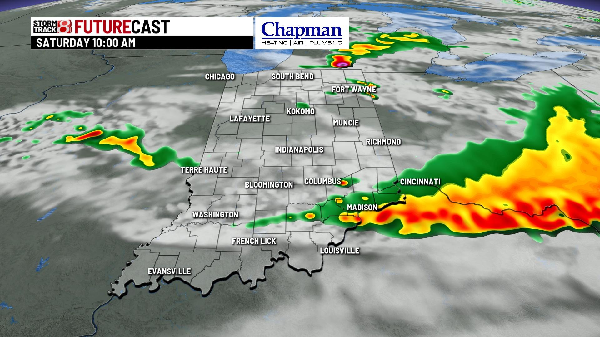 Tracking Friday night's rain and storms - Indianapolis News | Indiana ...