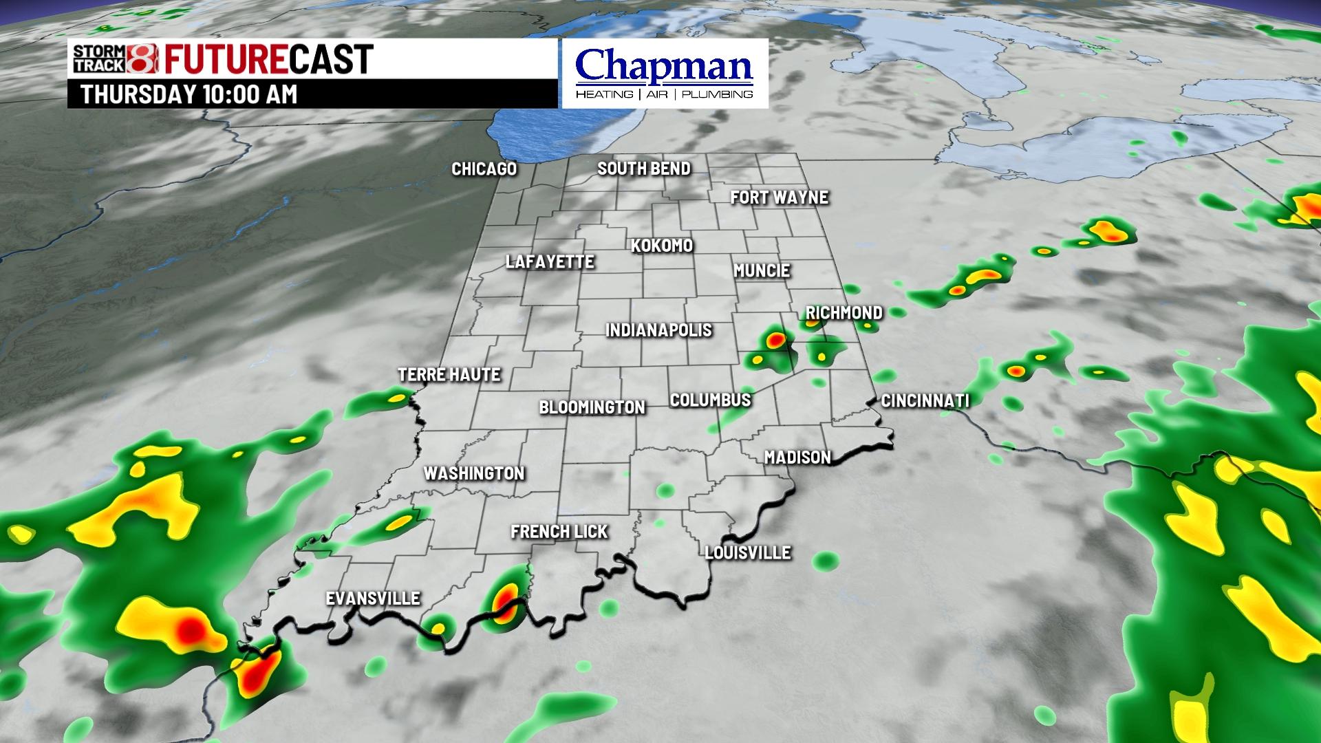 More rain Thursday, summer heat to follow - Indianapolis News | Indiana ...