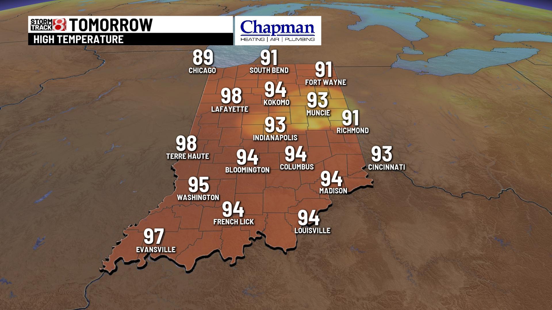 Tracking Friday's rain and storms - Indianapolis News | Indiana Weather ...