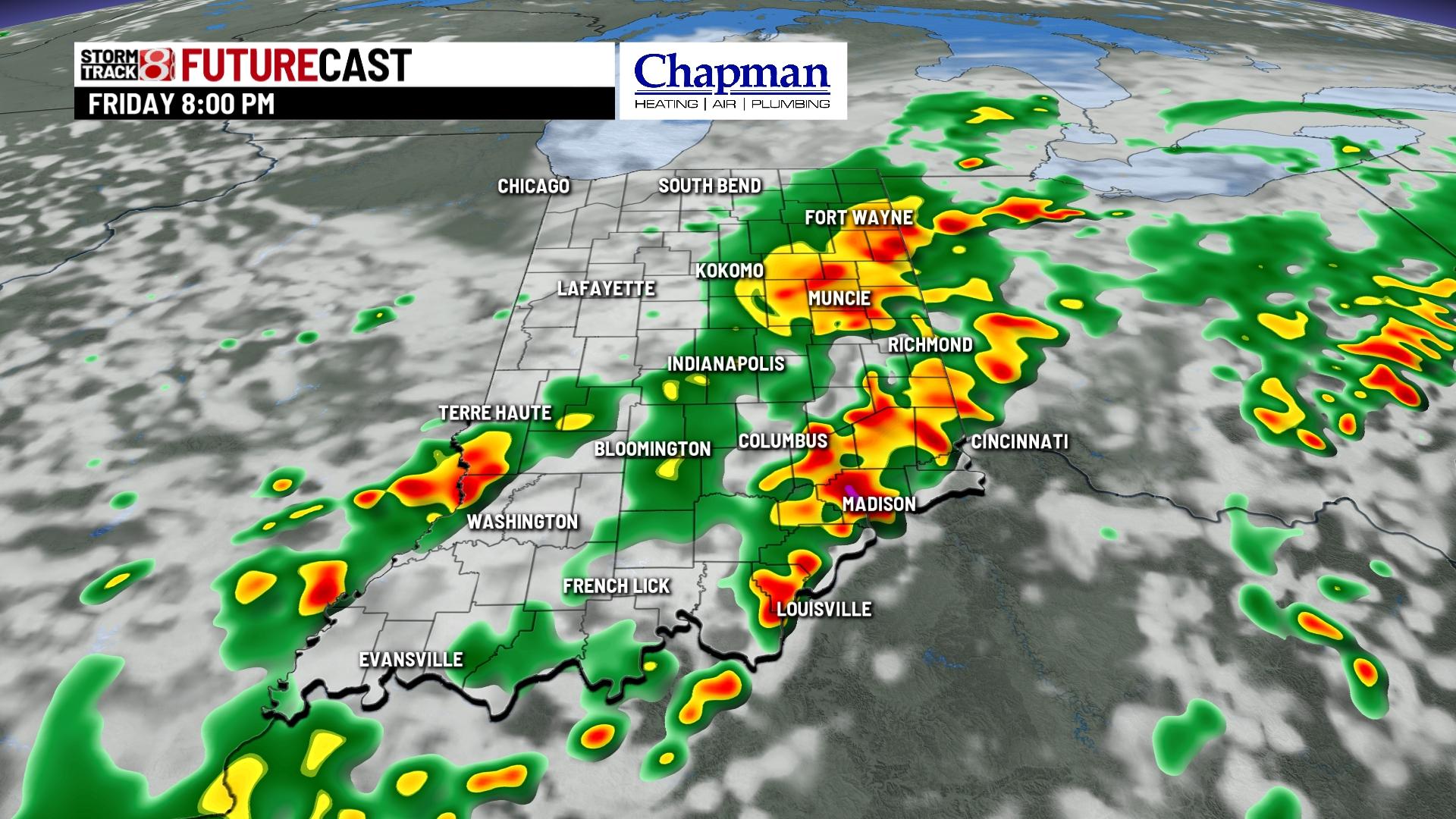 Mainly quiet weekend ahead - Indianapolis News | Indiana Weather ...