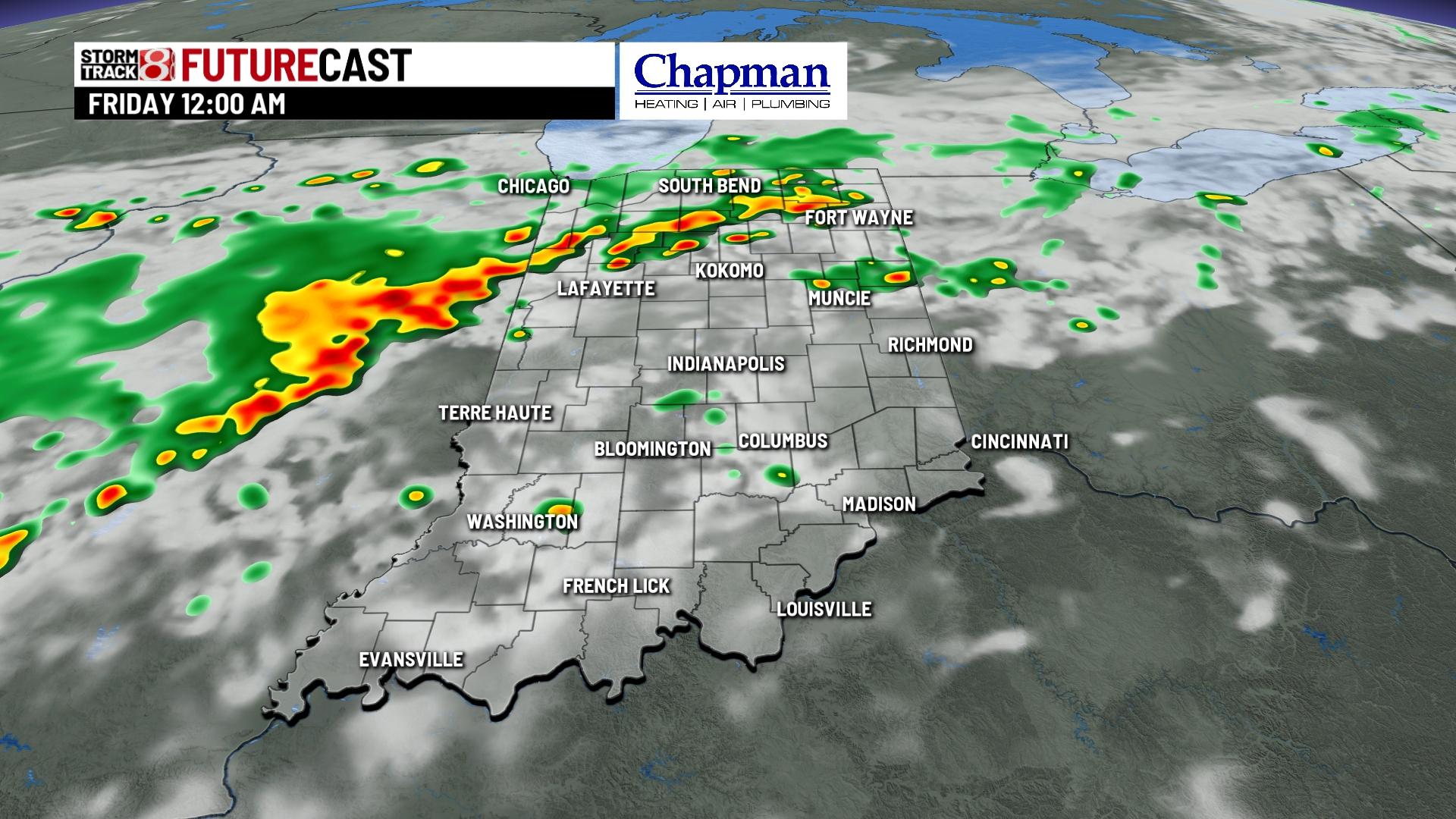 More rain and storm chances on the way - Indianapolis News | Indiana ...