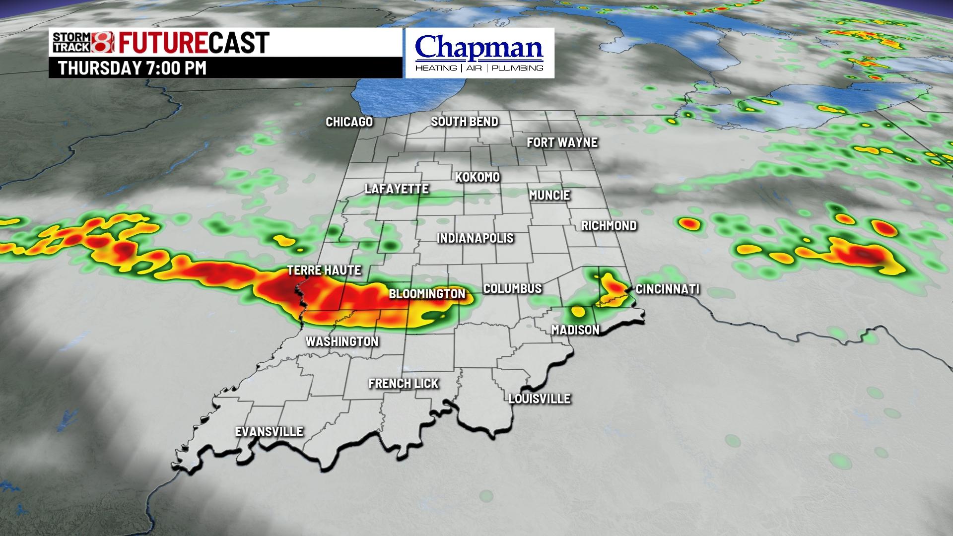 Rain chances to return by Thursday - Indianapolis News | Indiana ...