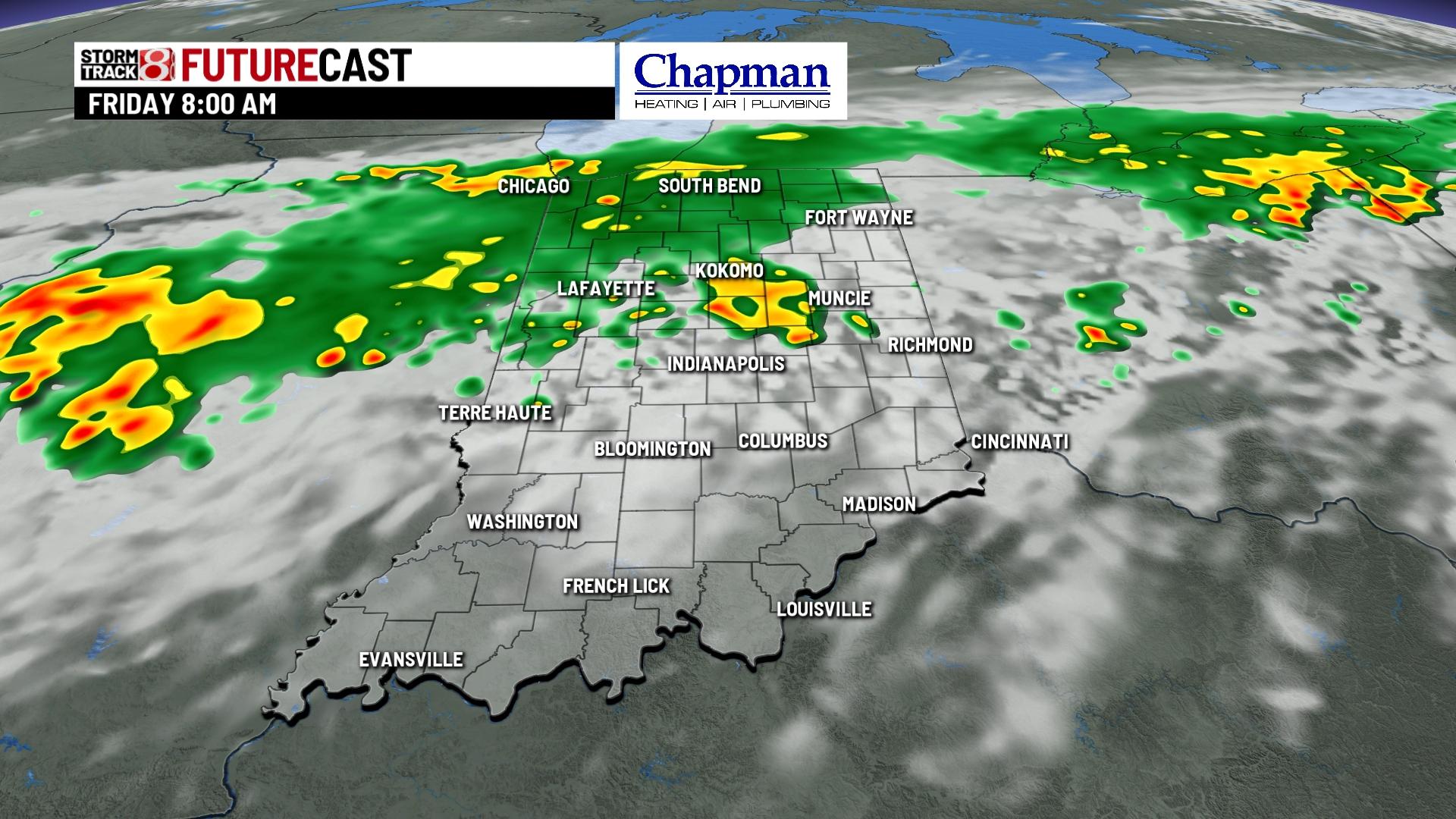 More rain and storm chances on the way - Indianapolis News | Indiana ...