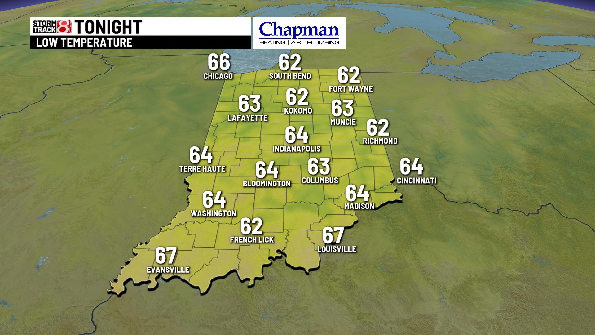 Sunny and pleasant Sunday - Indianapolis News | Indiana Weather ...