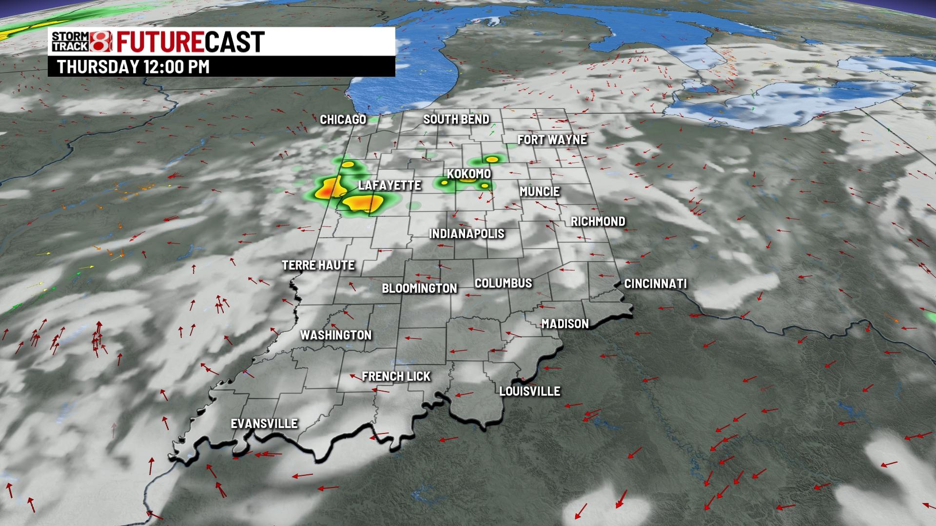 More heat and storms Thursday - Indianapolis News | Indiana Weather ...