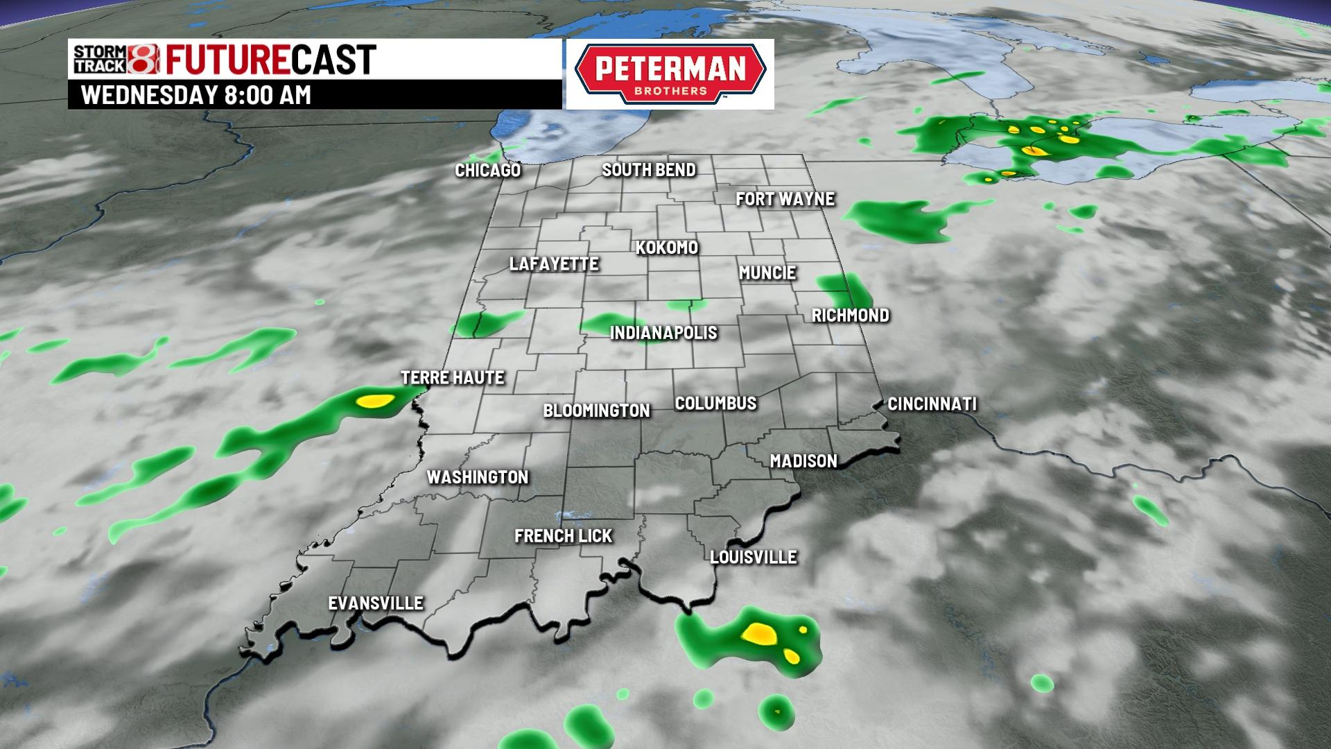 Tracking Tuesday's rain and storms - Indianapolis News | Indiana ...