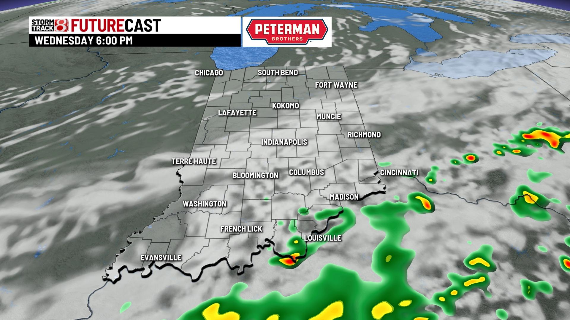 Tracking Tuesday's rain and storms - Indianapolis News | Indiana ...