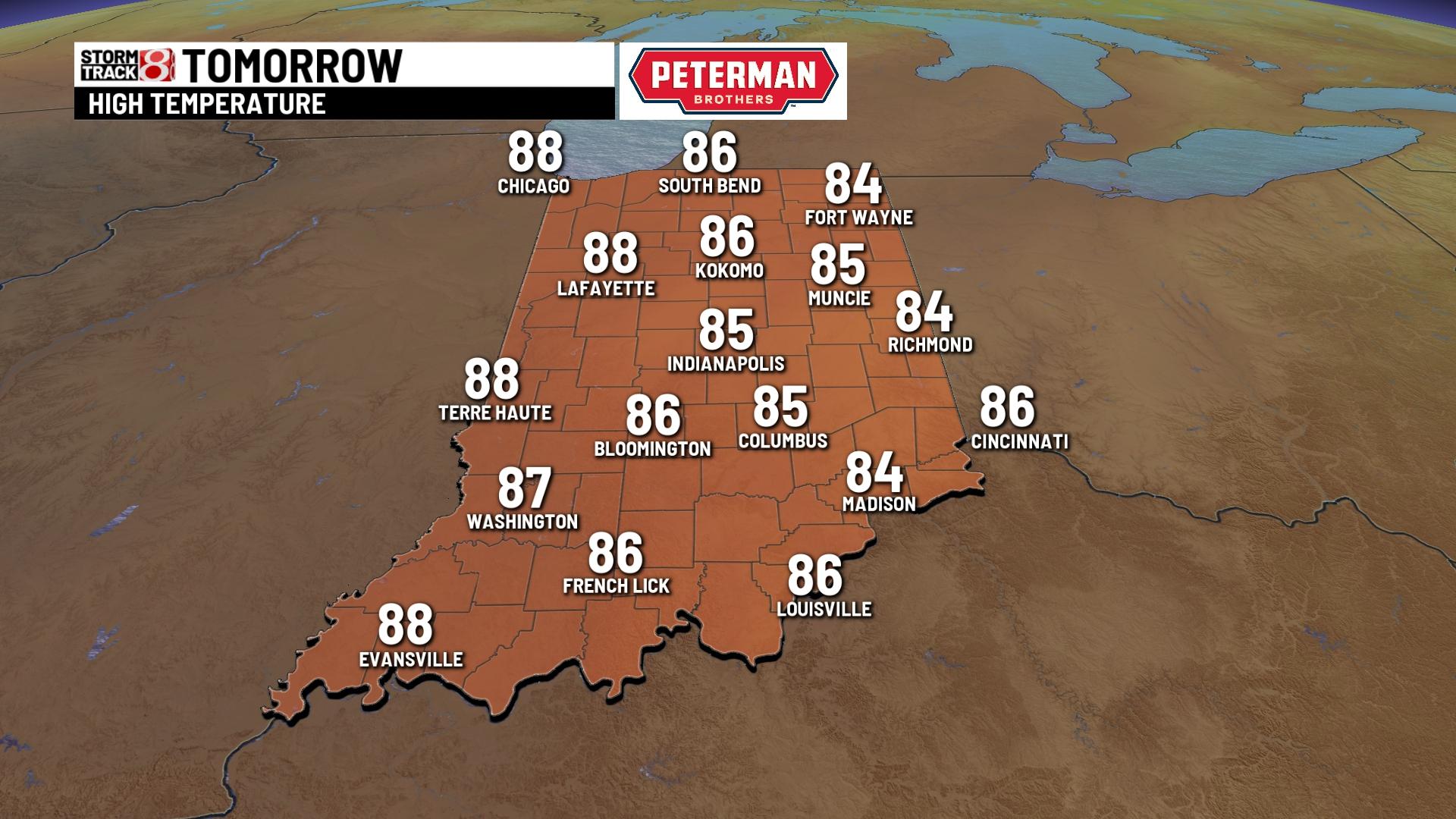 Heat and humidity return - Indianapolis News | Indiana Weather ...