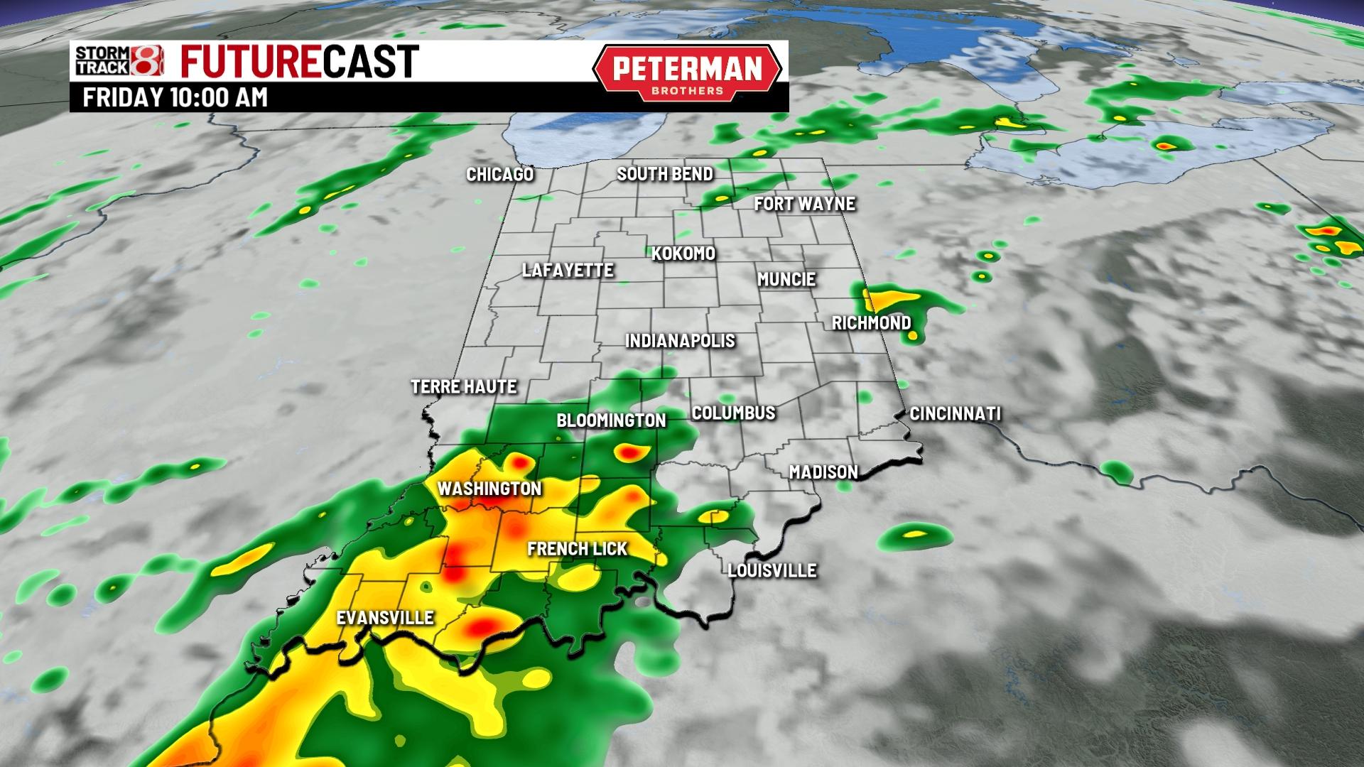 Tracking rain and storms - Indianapolis News | Indiana Weather ...