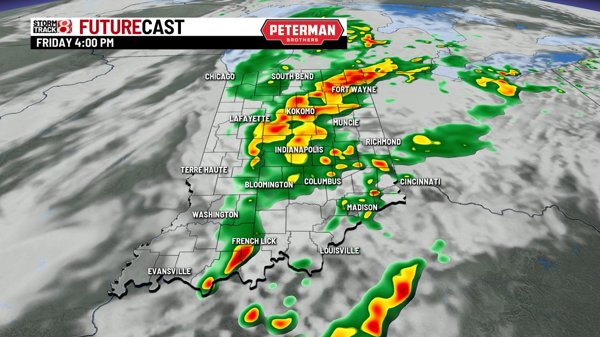 Tracking rain and storms - Indianapolis News | Indiana Weather ...