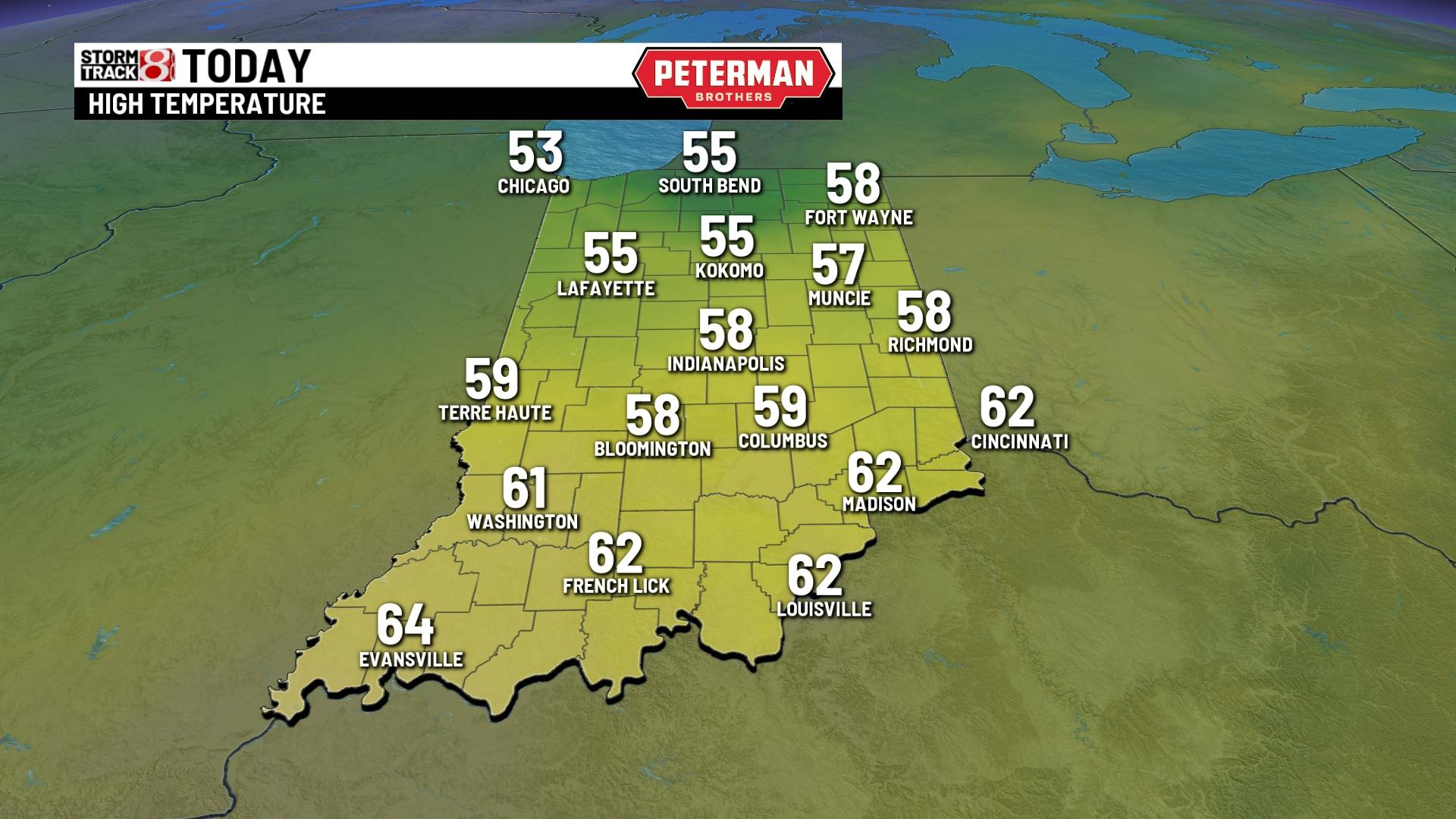 Sunny and breezy Sunday - Indianapolis News | Indiana Weather | Indiana ...