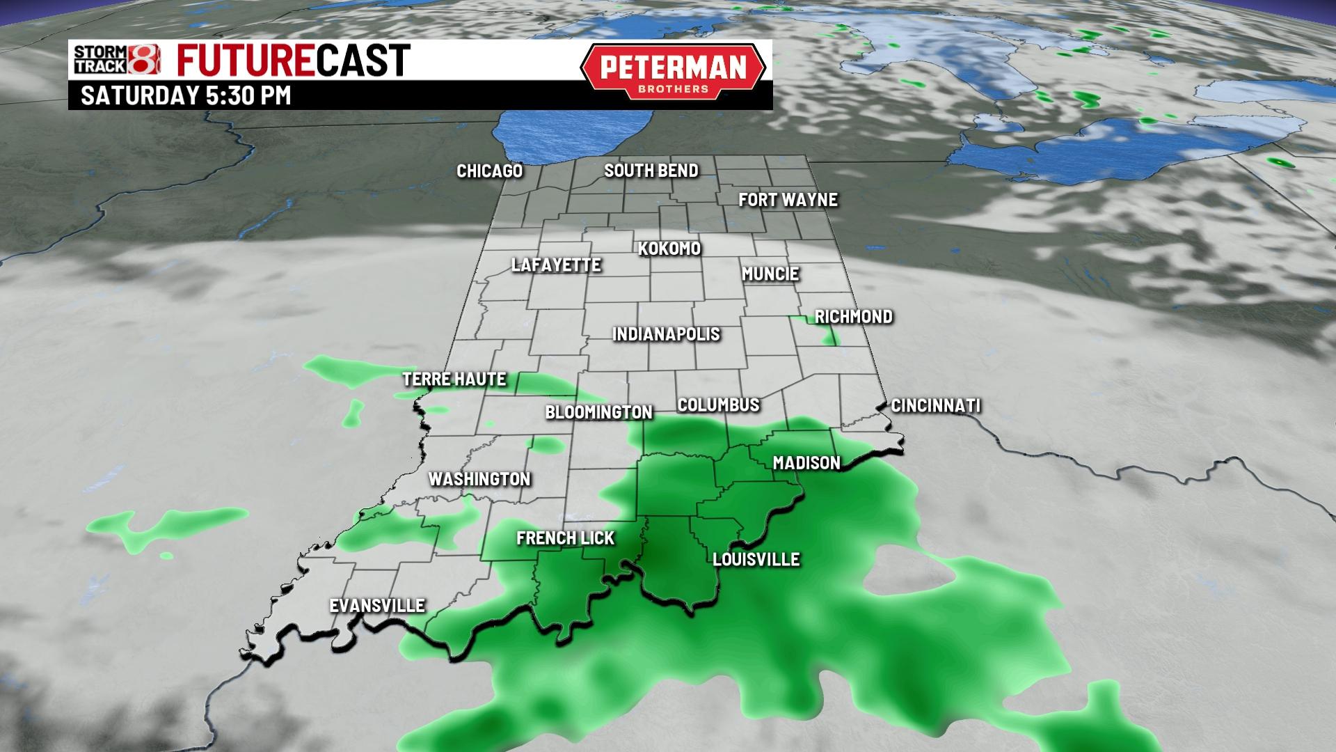 Cloudy and cool Saturday - Indianapolis News | Indiana Weather ...