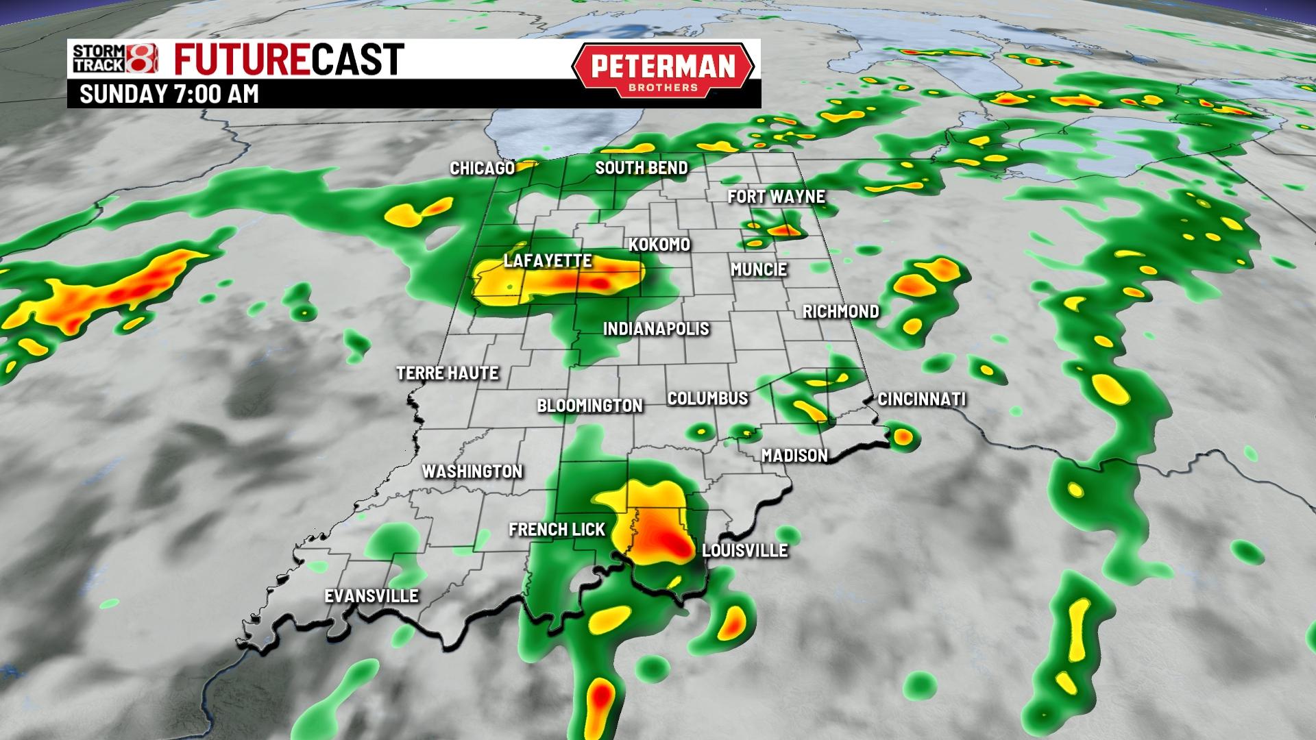 Weekend rain ahead - Indianapolis News | Indiana Weather | Indiana ...