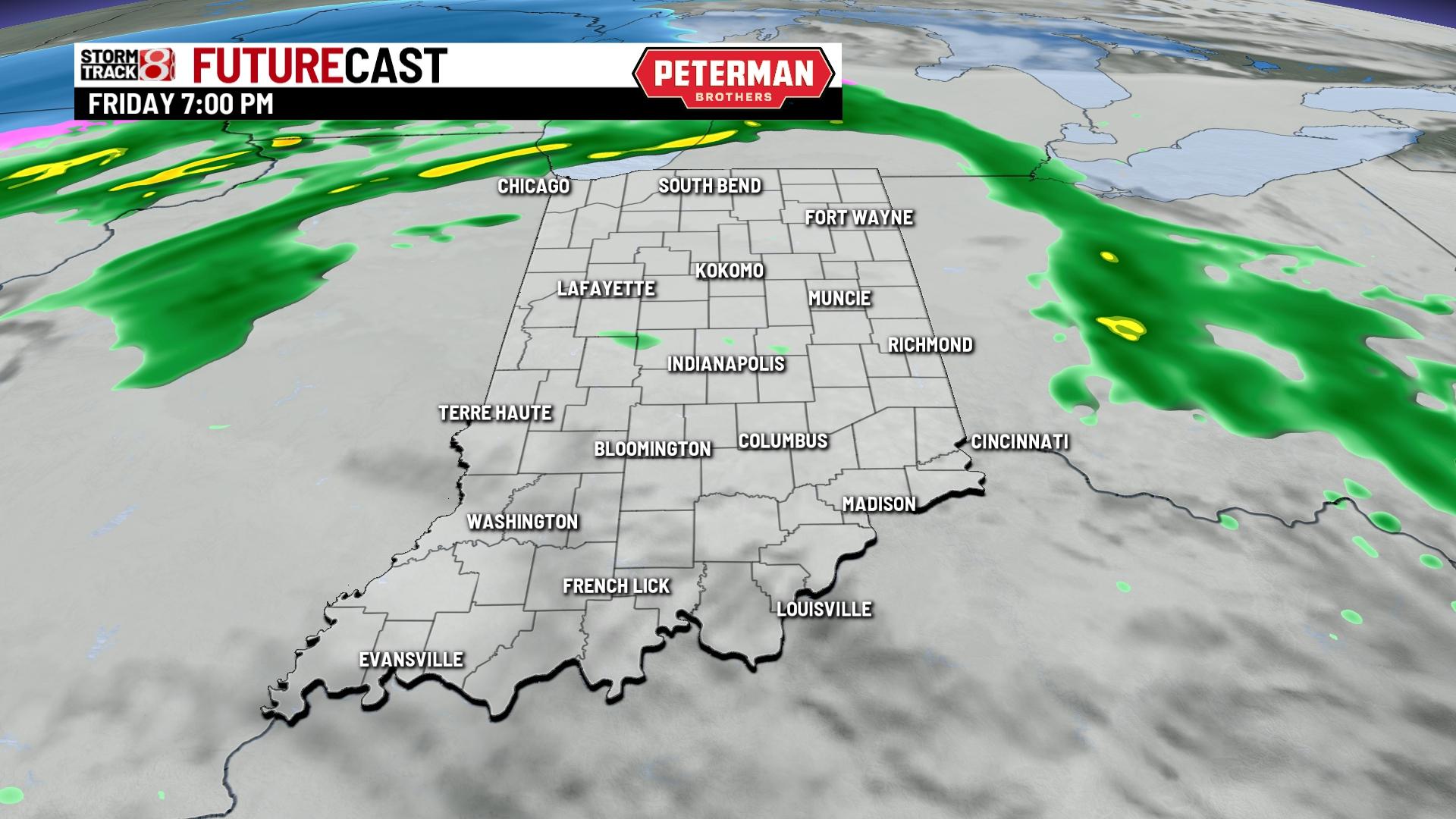 Severe weather possible Friday night - Indianapolis News | Indiana ...